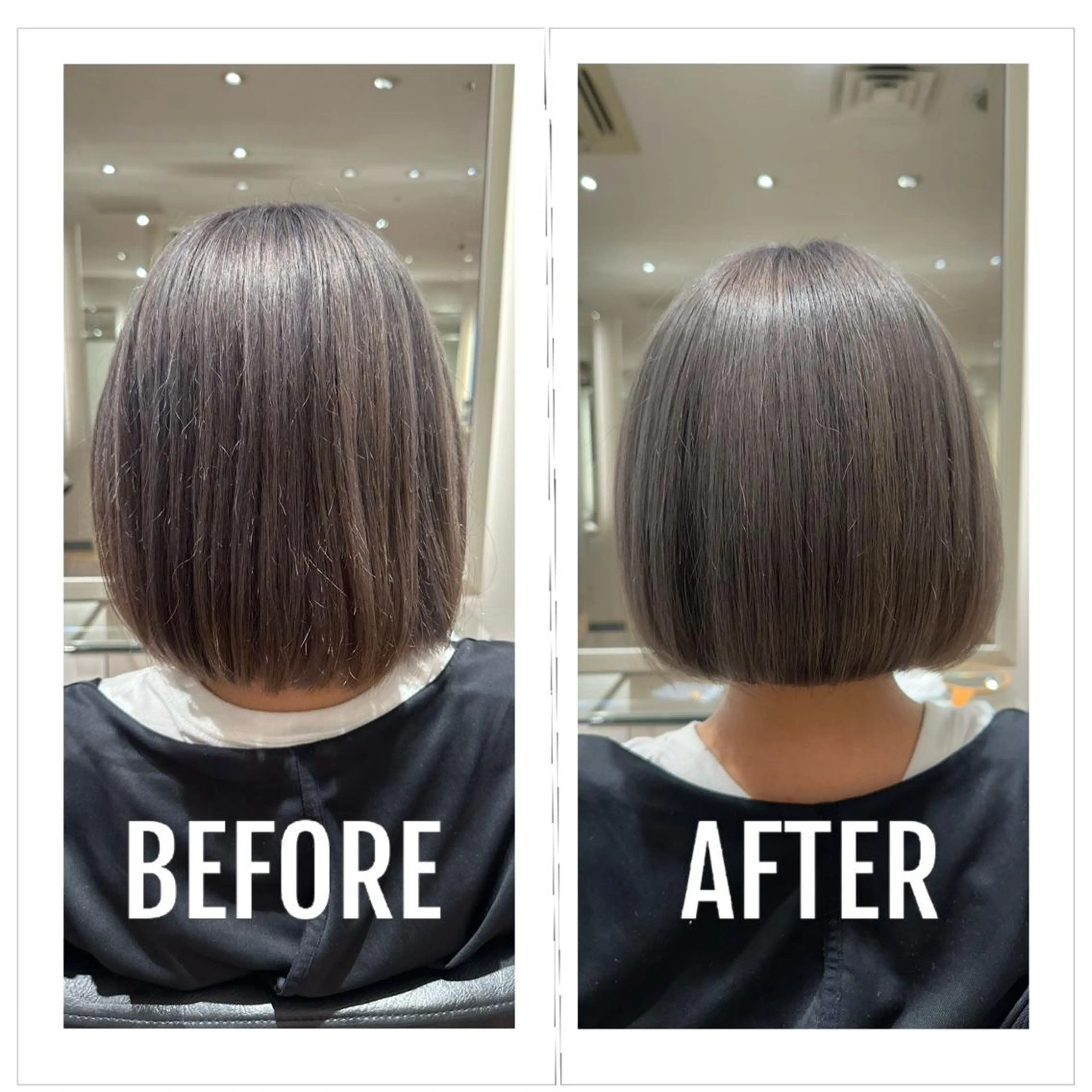 ミディアム ボブ カット ごとう さなのヘアスタイル