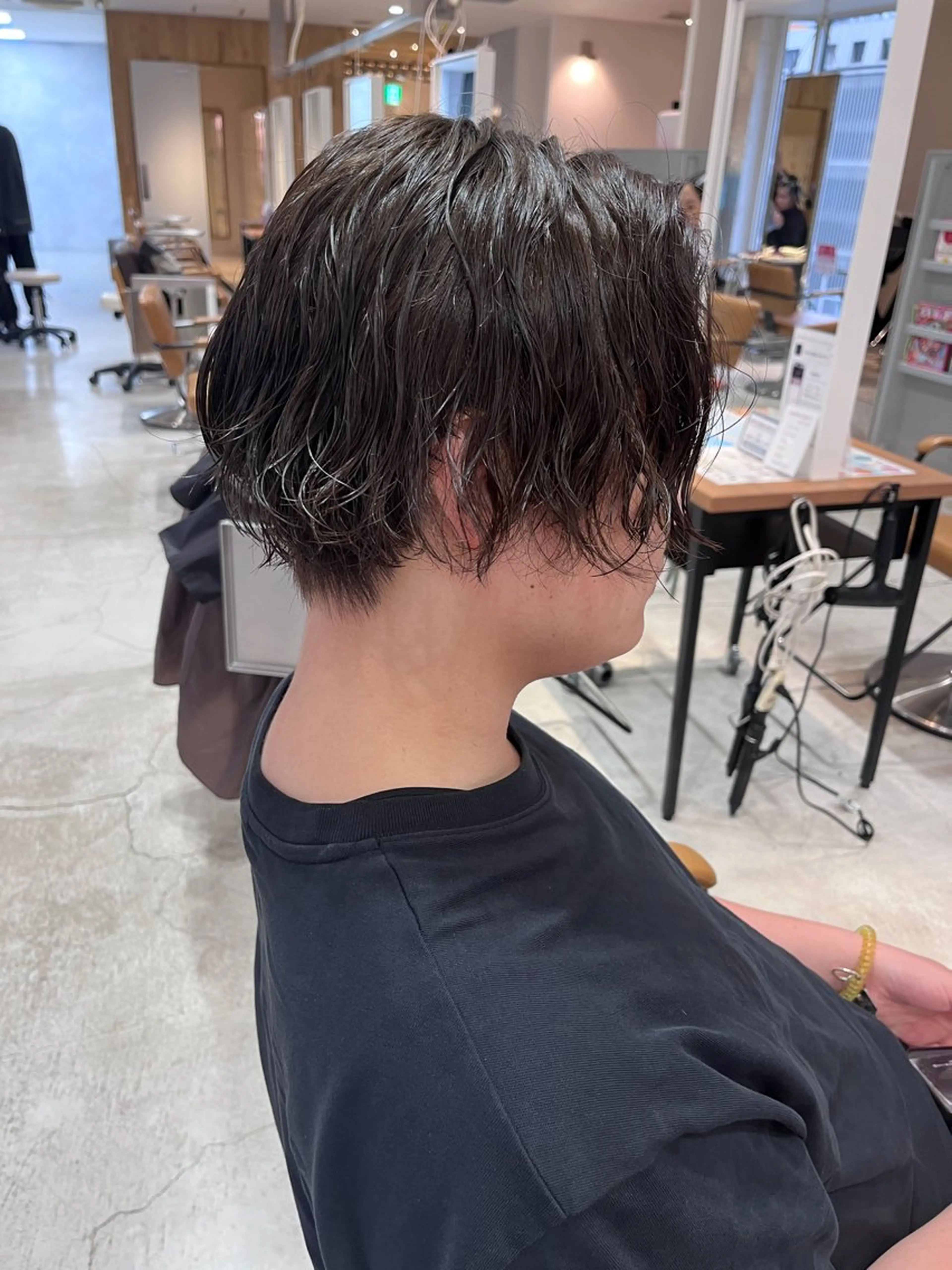 パーマ メンズ カット パーマ 大阪韓国メンズ特化 LUNAのヘアスタイル