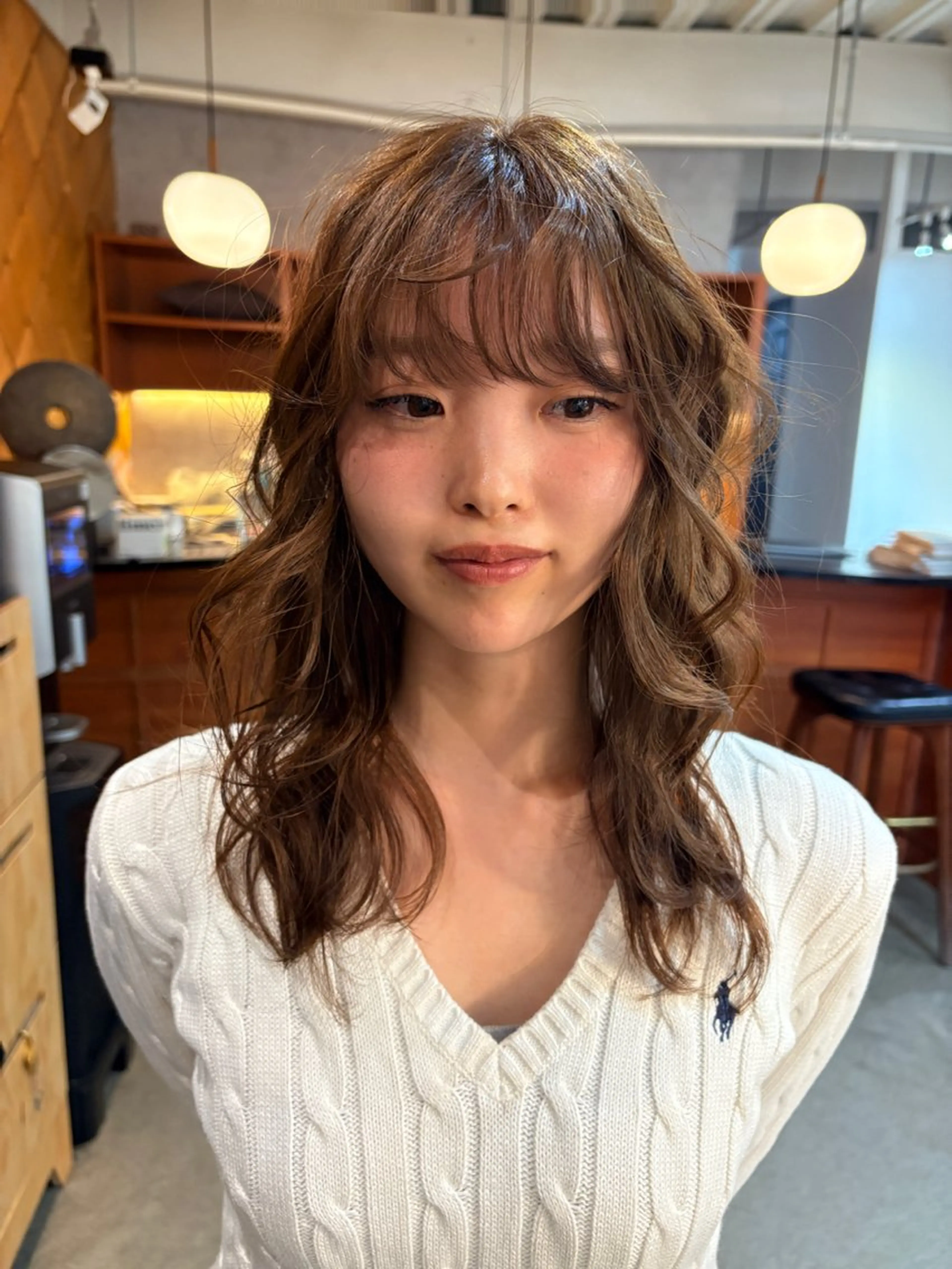 カラー 武石 優愛のヘアスタイル
