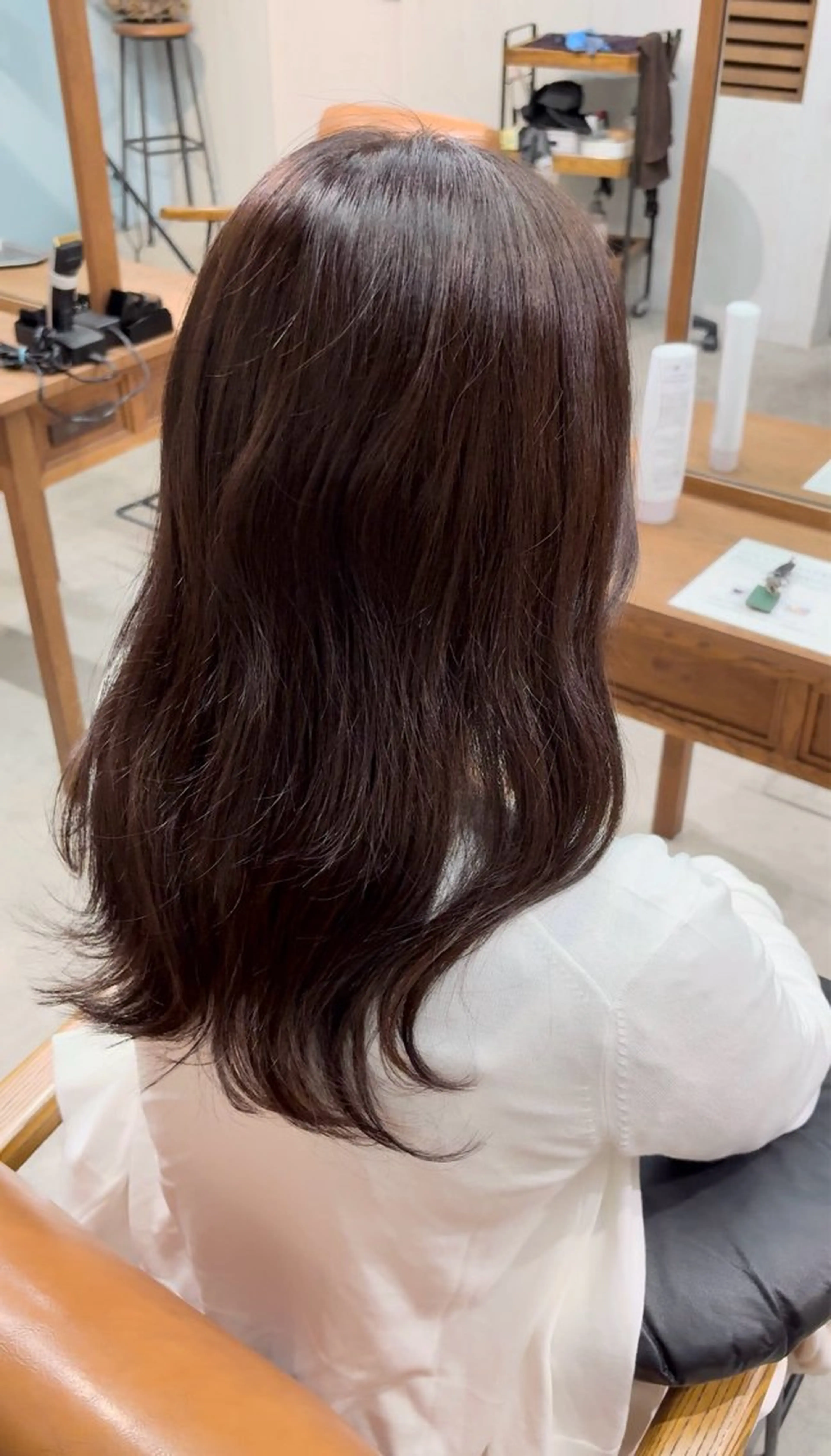 セミロング カット ヘアカラー トリートメント Nicoru*所属・SONO 【一宮】のヘアスタイル