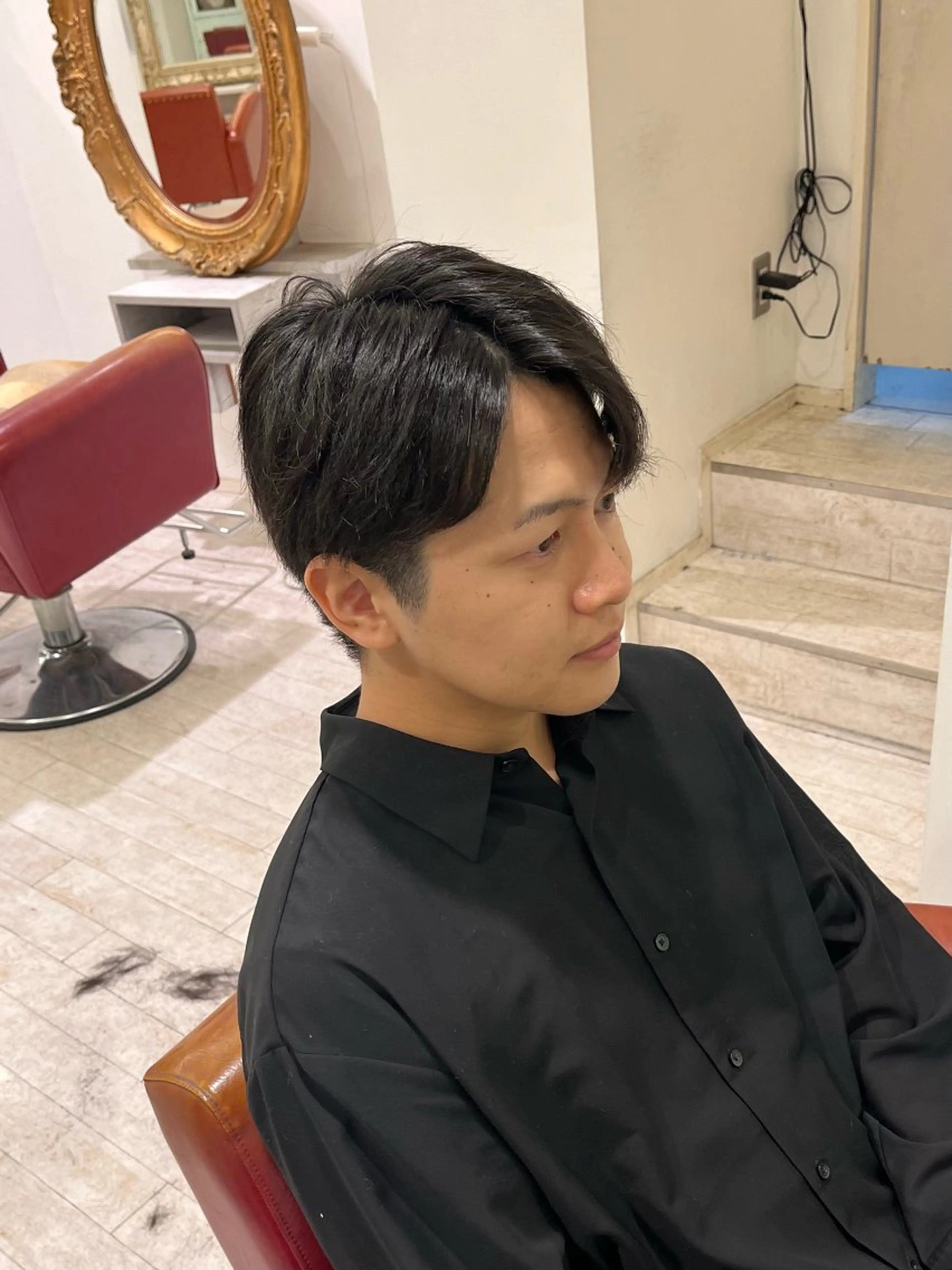 ミディアム メンズ ミディアムパーマ メンズパーマ カット MIZUKI 【メンズ特化美容師】のヘアスタイル