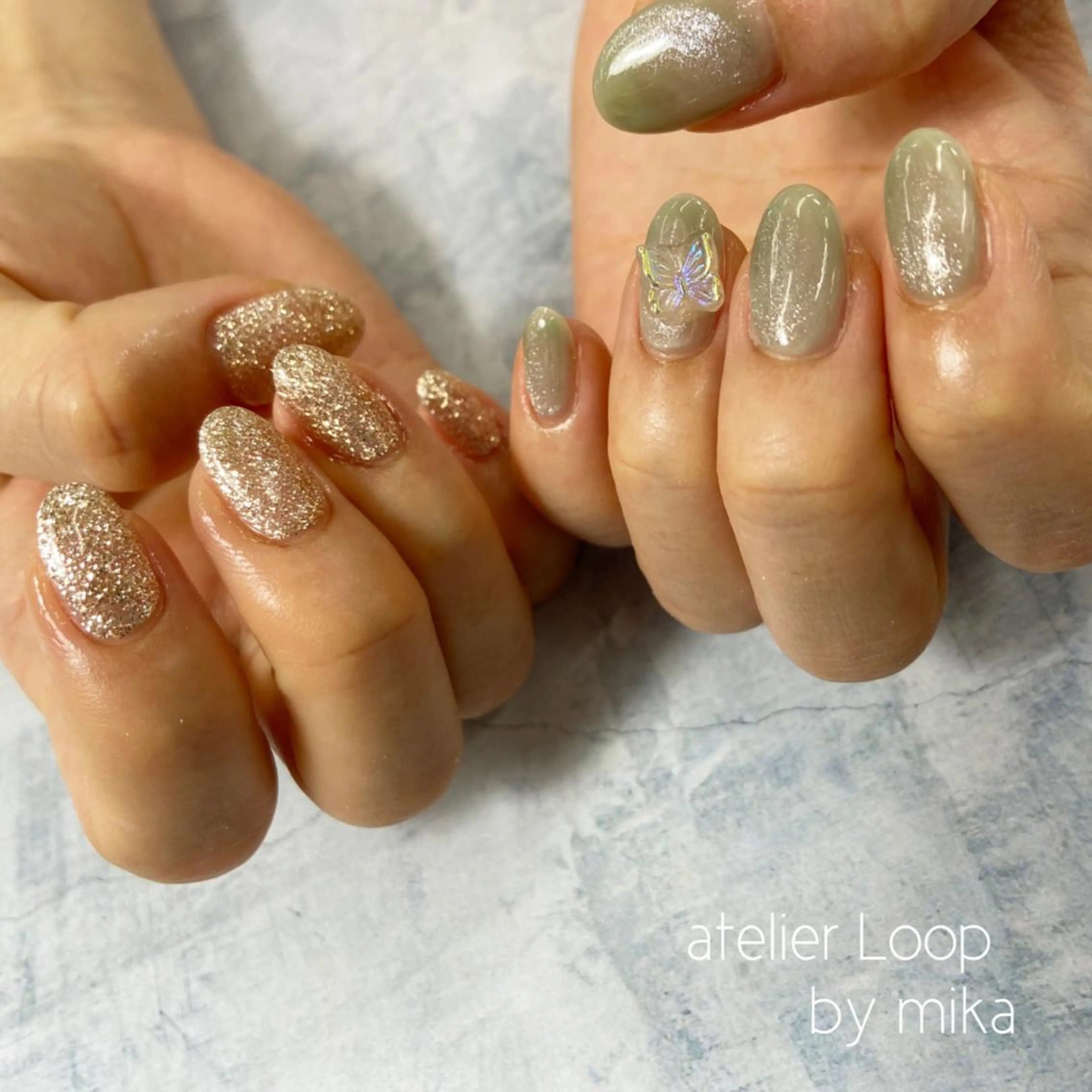 ネイル atelierLoopbyshiho所属・atelier Loop♪MIKAのネイルデザイン