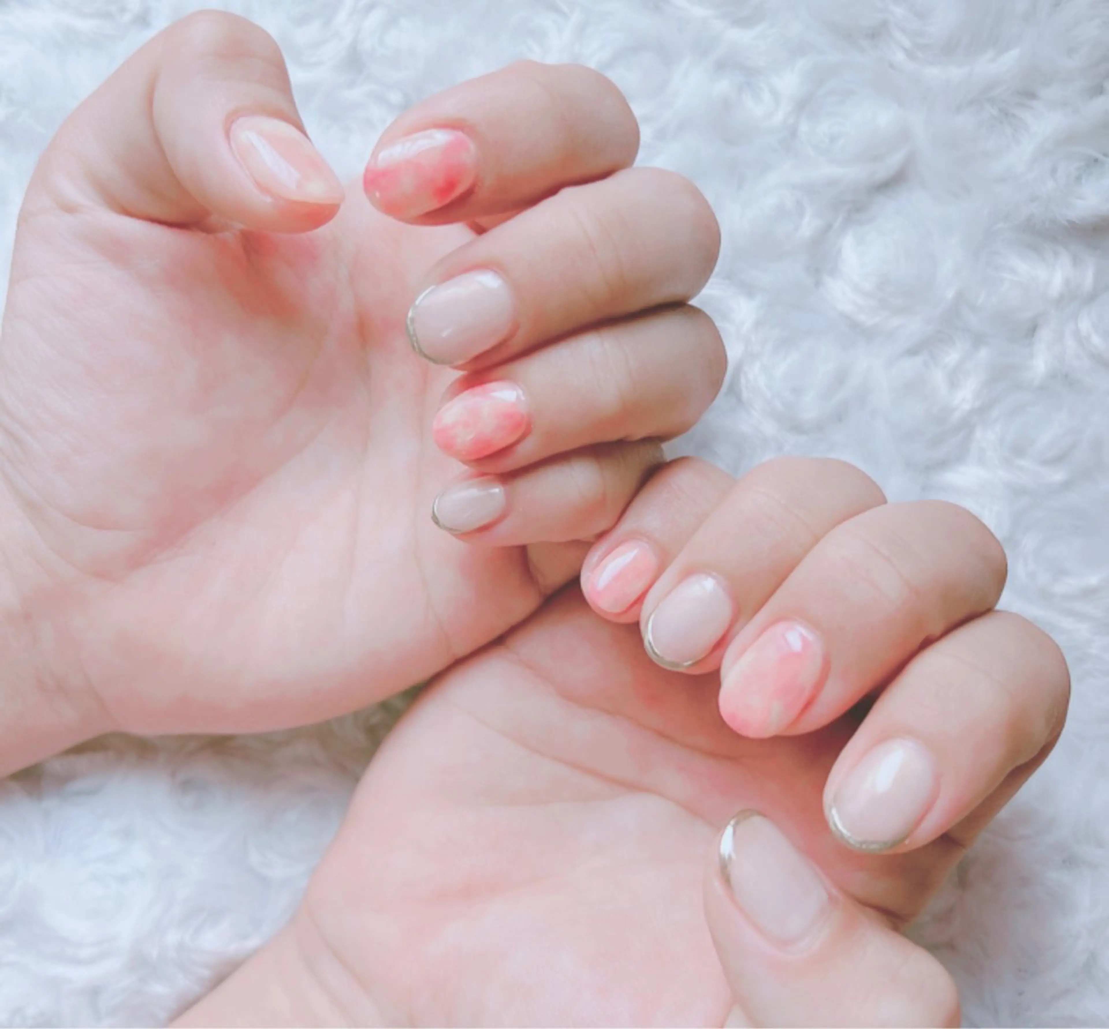 ネイル ミラーネイル Bow wow Nail さや🧸のネイルデザイン