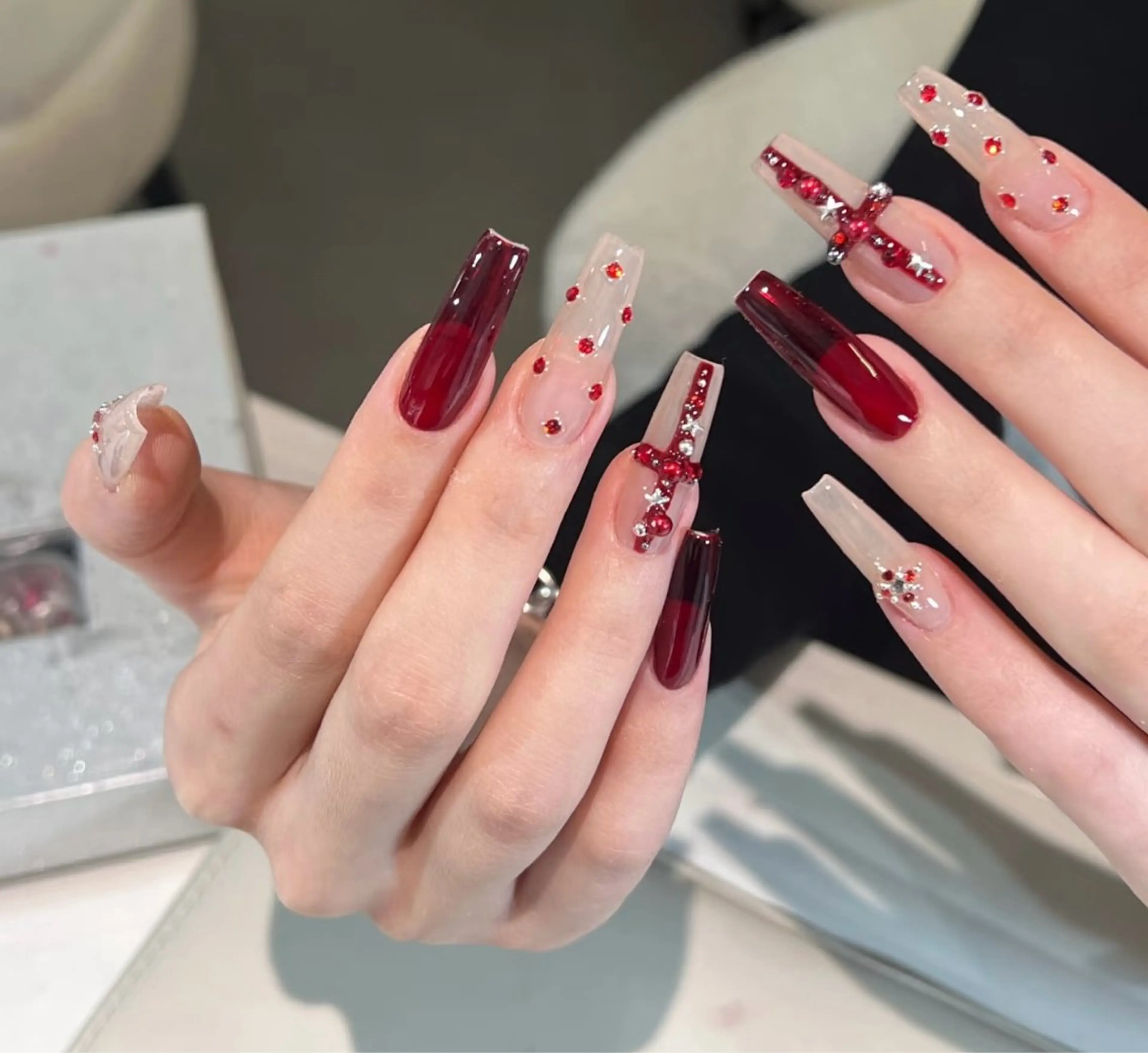 【チップ長さ出し10本】＆持ち込み6本デザイン(アート6本or120分以内)の写真