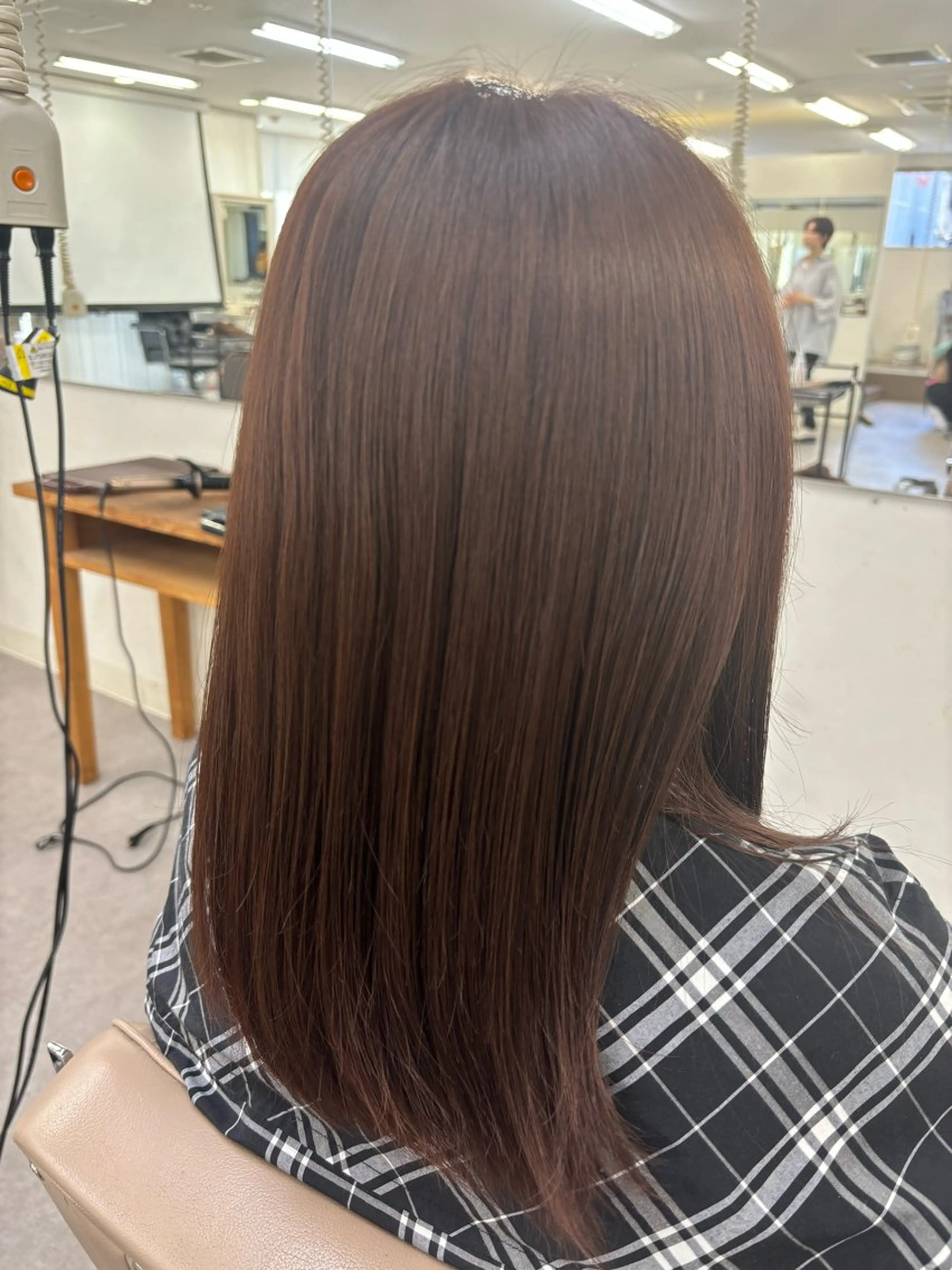 セミロング カラー ブラウンカラー カヤノ/透明感カラー /酸性ストレートのヘアスタイル