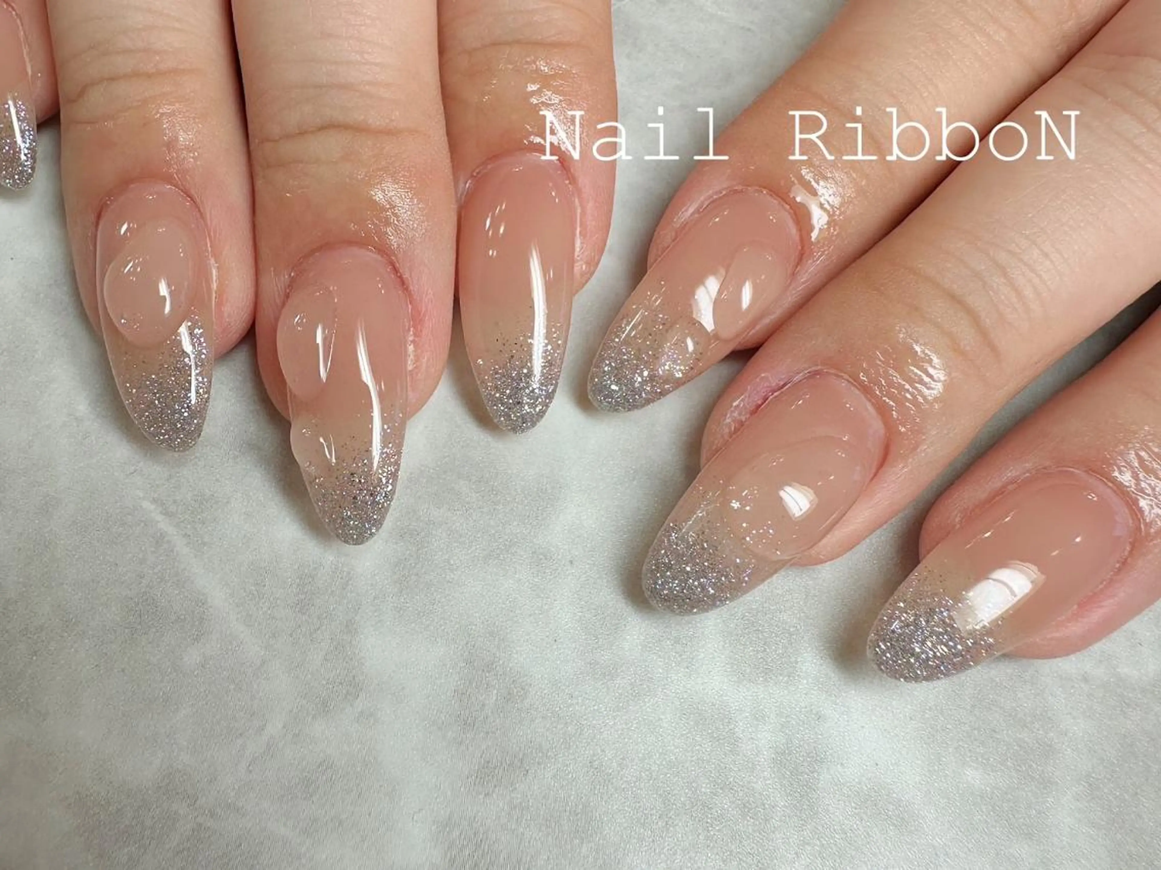 ネイル ネイルリボン 笠井のネイルデザイン