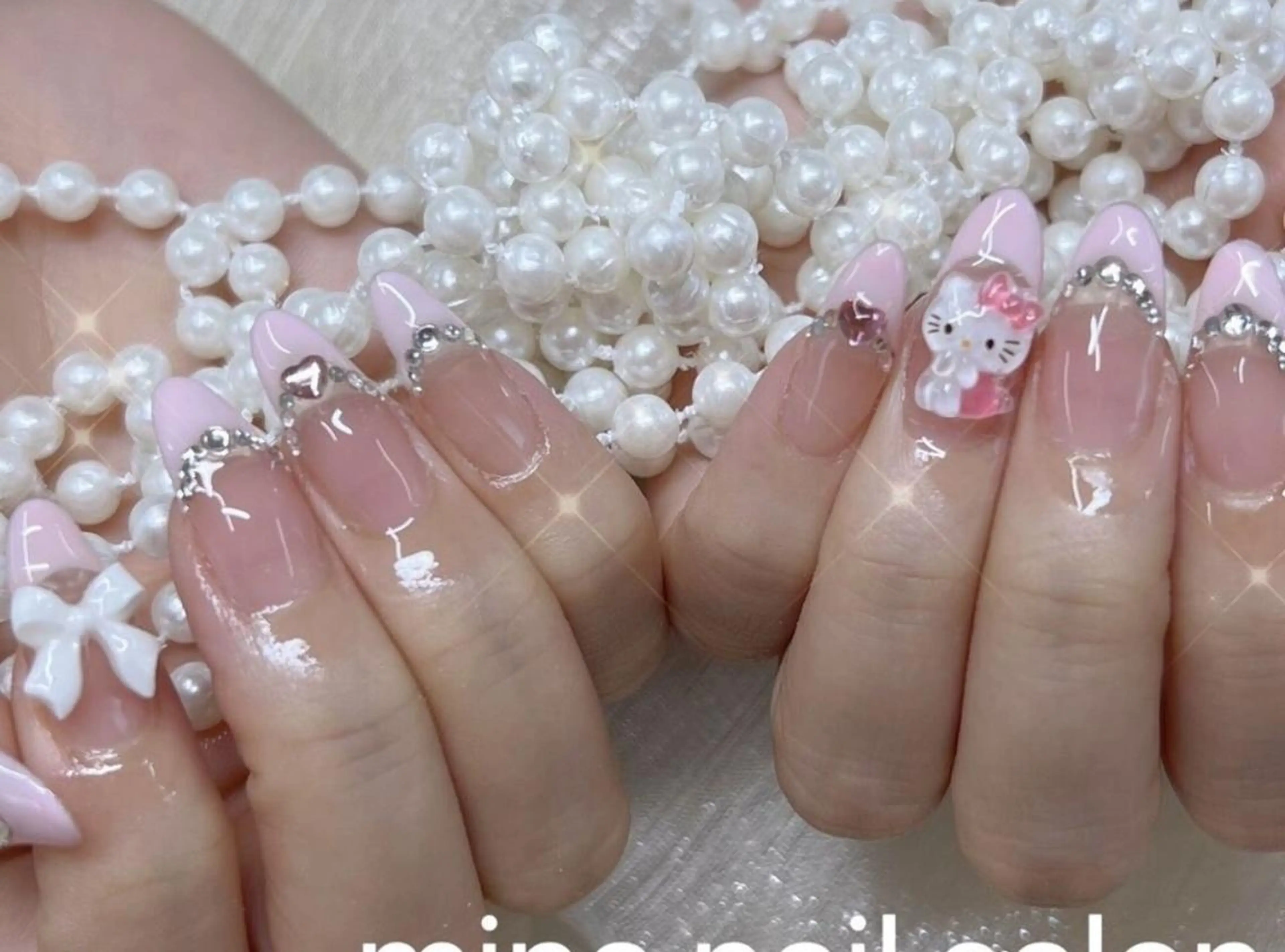 ネイル 🎀彩羽チップ 長さだし専門🎀のネイルデザイン