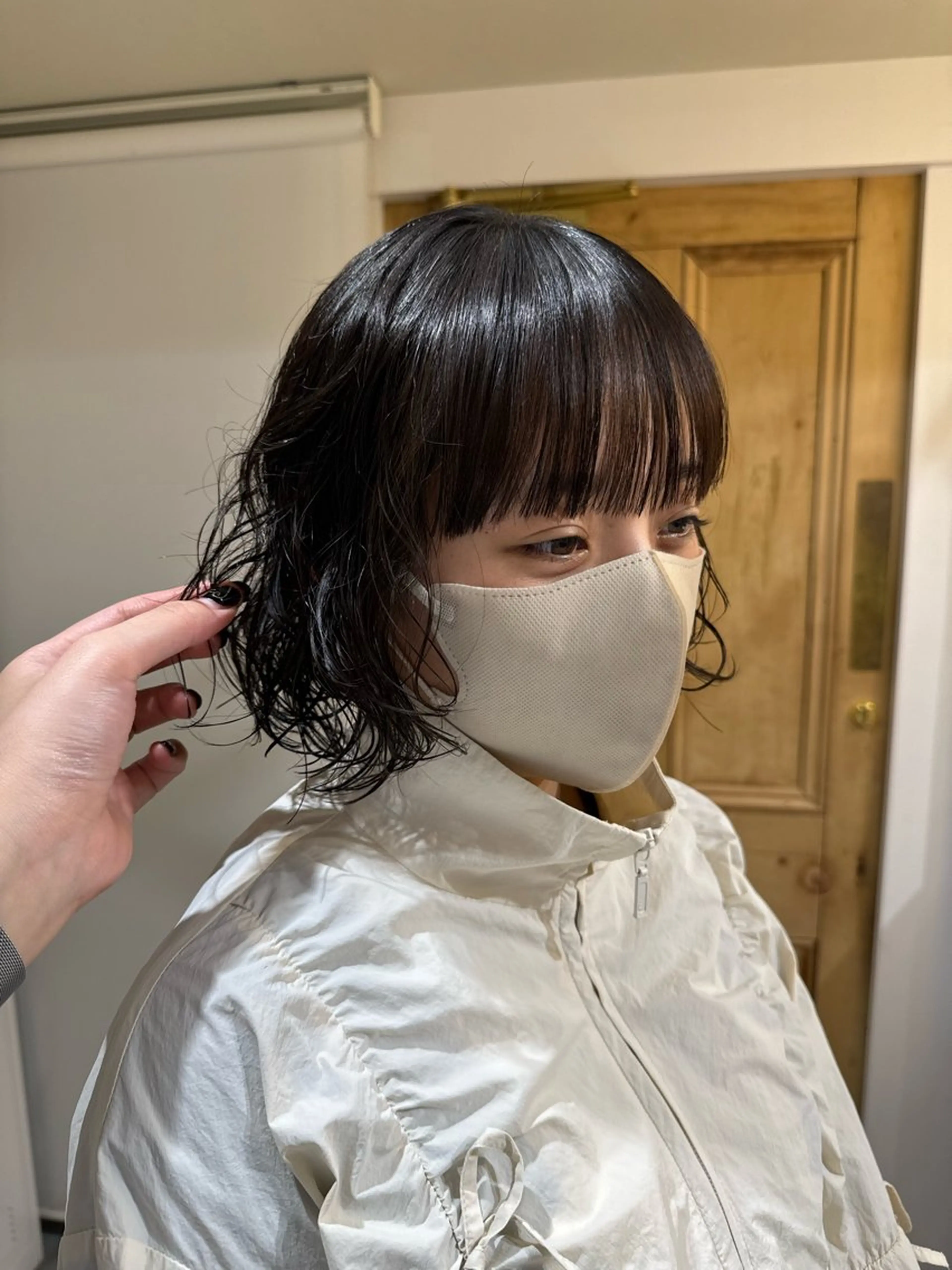 パーマ 中澤 眸乃のヘアスタイル