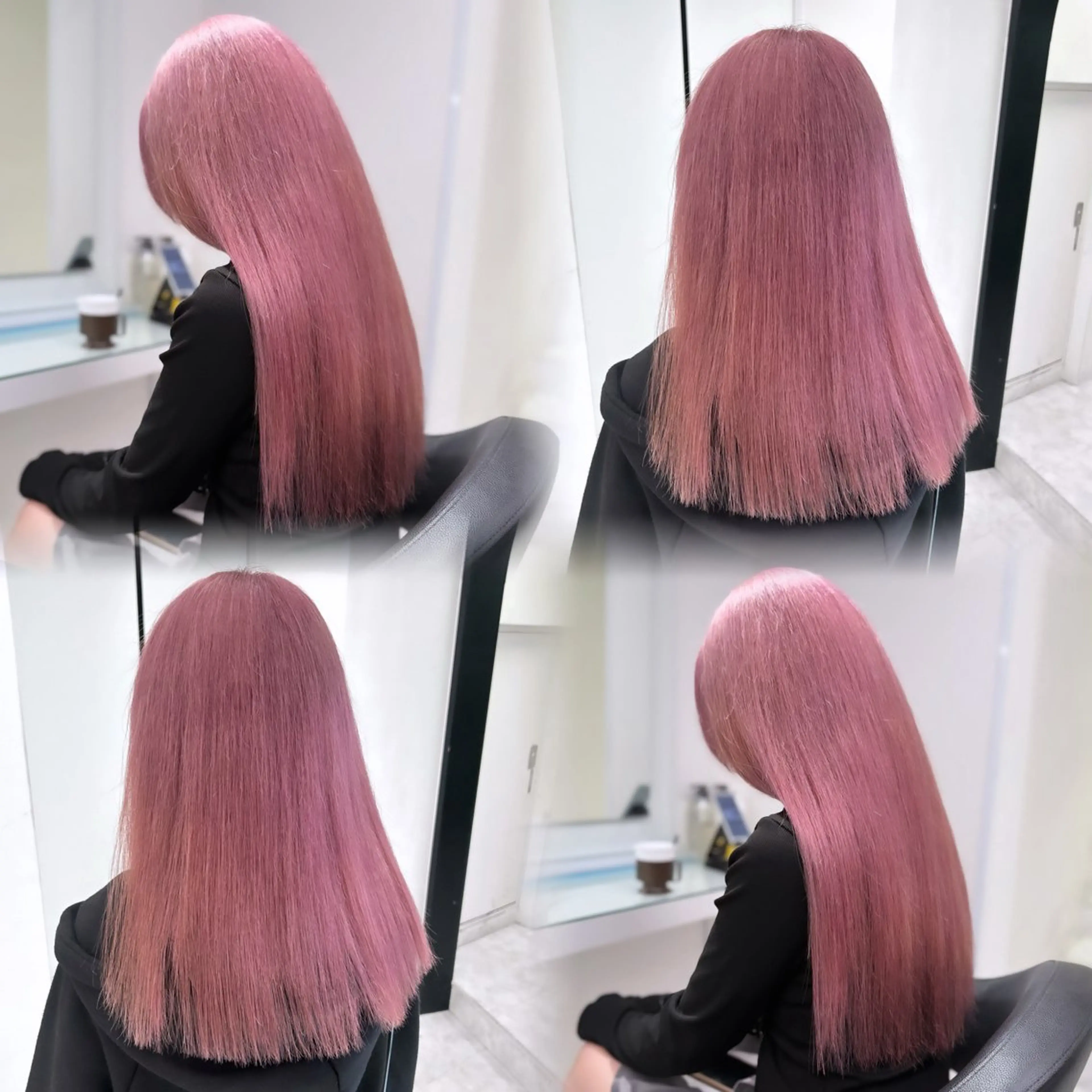 ロング カラー ヘアカラー トリートメント ヘッドスパ 🩷暖色カラー🩷 BONのヘアスタイル