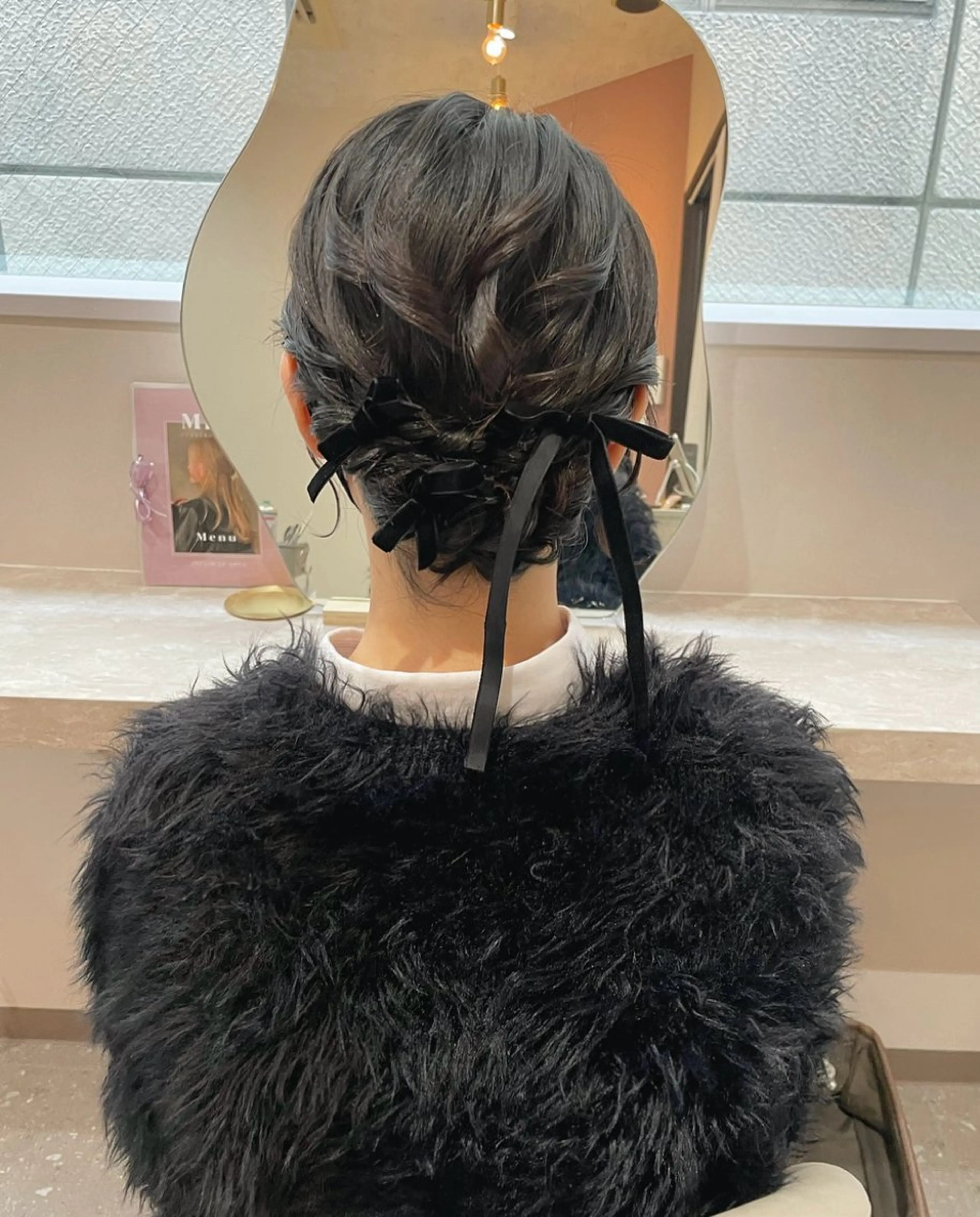 ミディアム ヘアアレンジ ヘアセット Mila chihiroのヘアスタイル