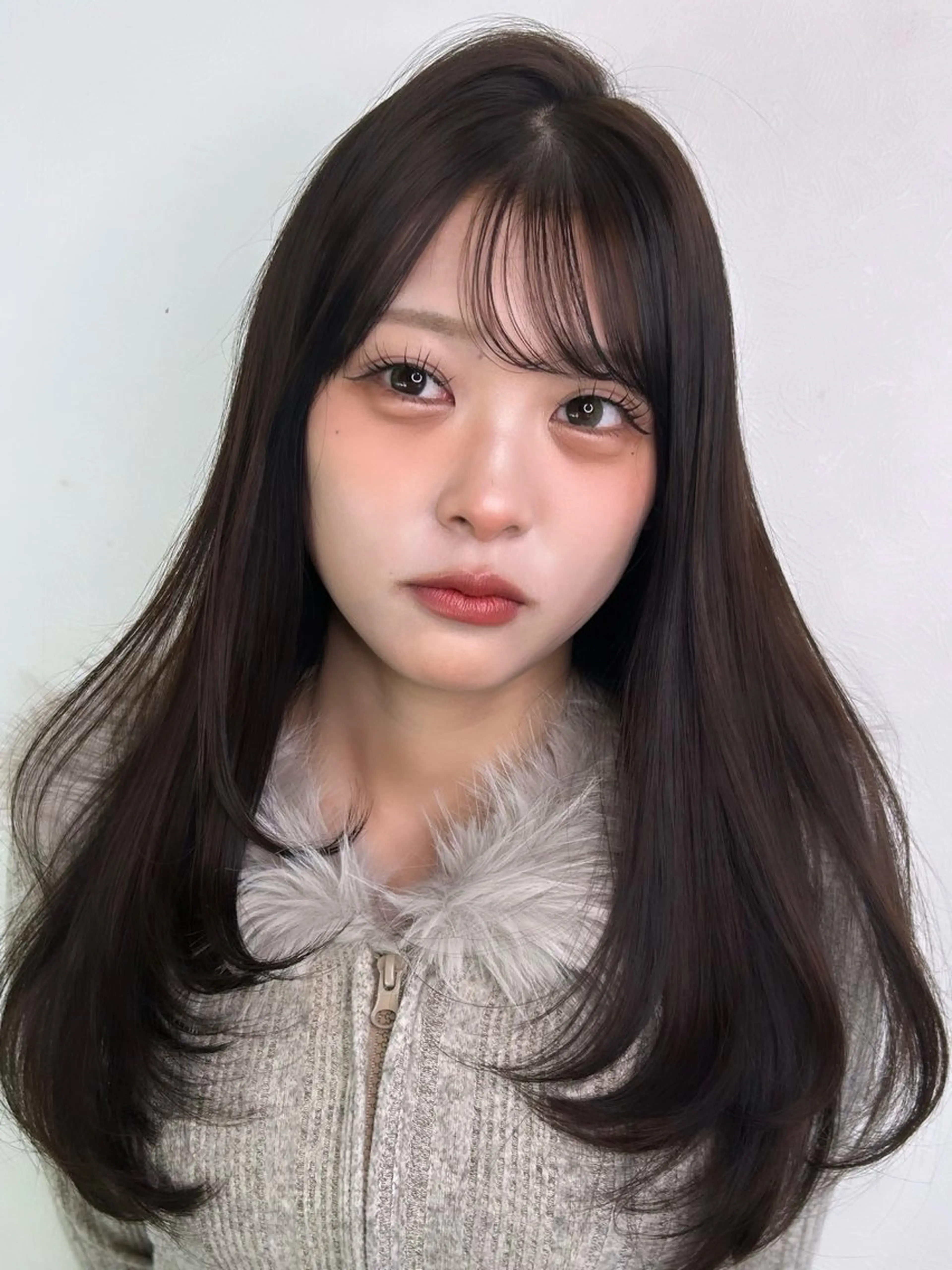 ロング カット ヘアカラー トリートメント 剣持友希/高崎 ifh iizukaのヘアスタイル