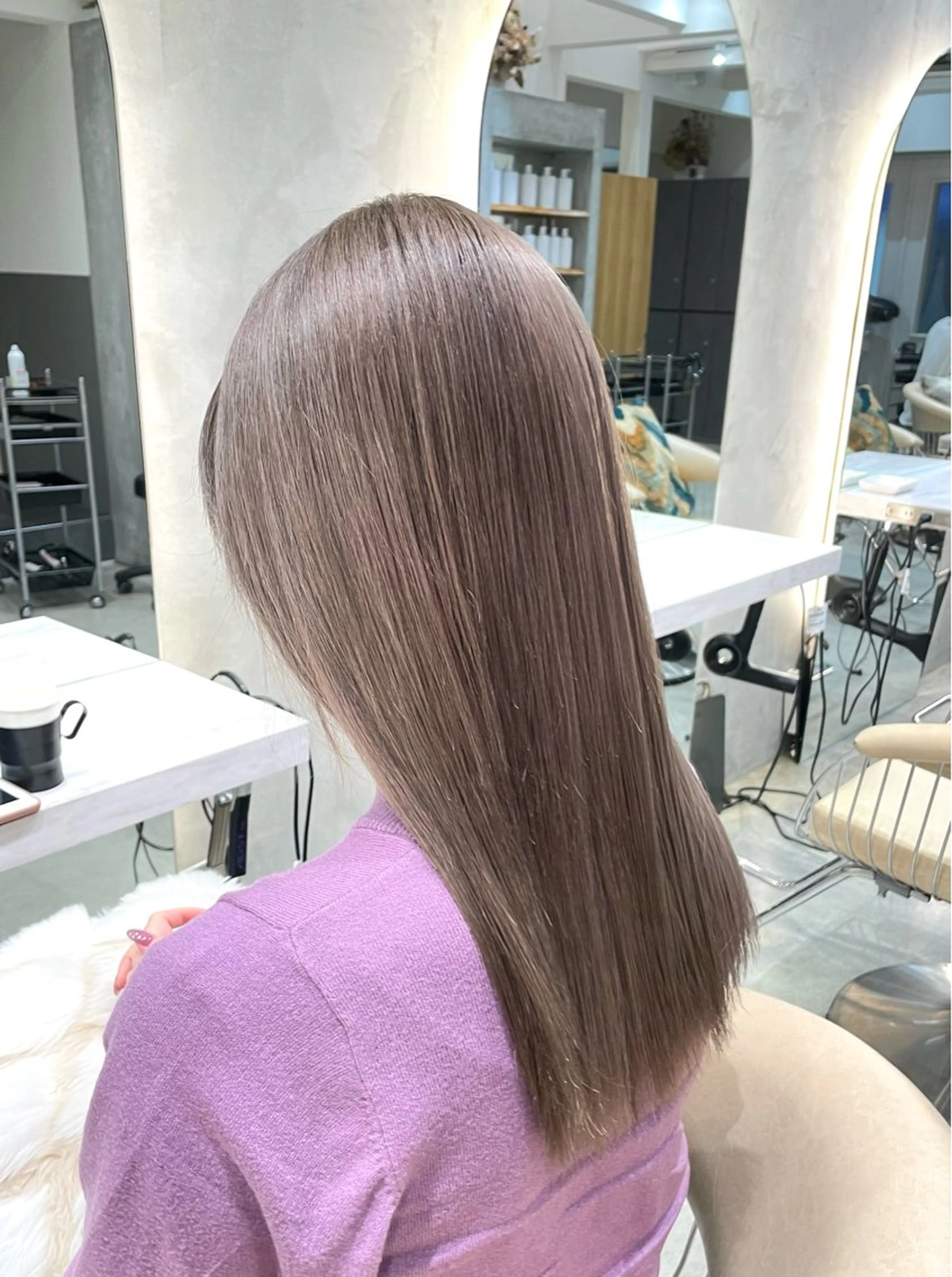 ダブルカラー【ブリーチ込み】＋髪質改善トリートメント🌈✨の写真