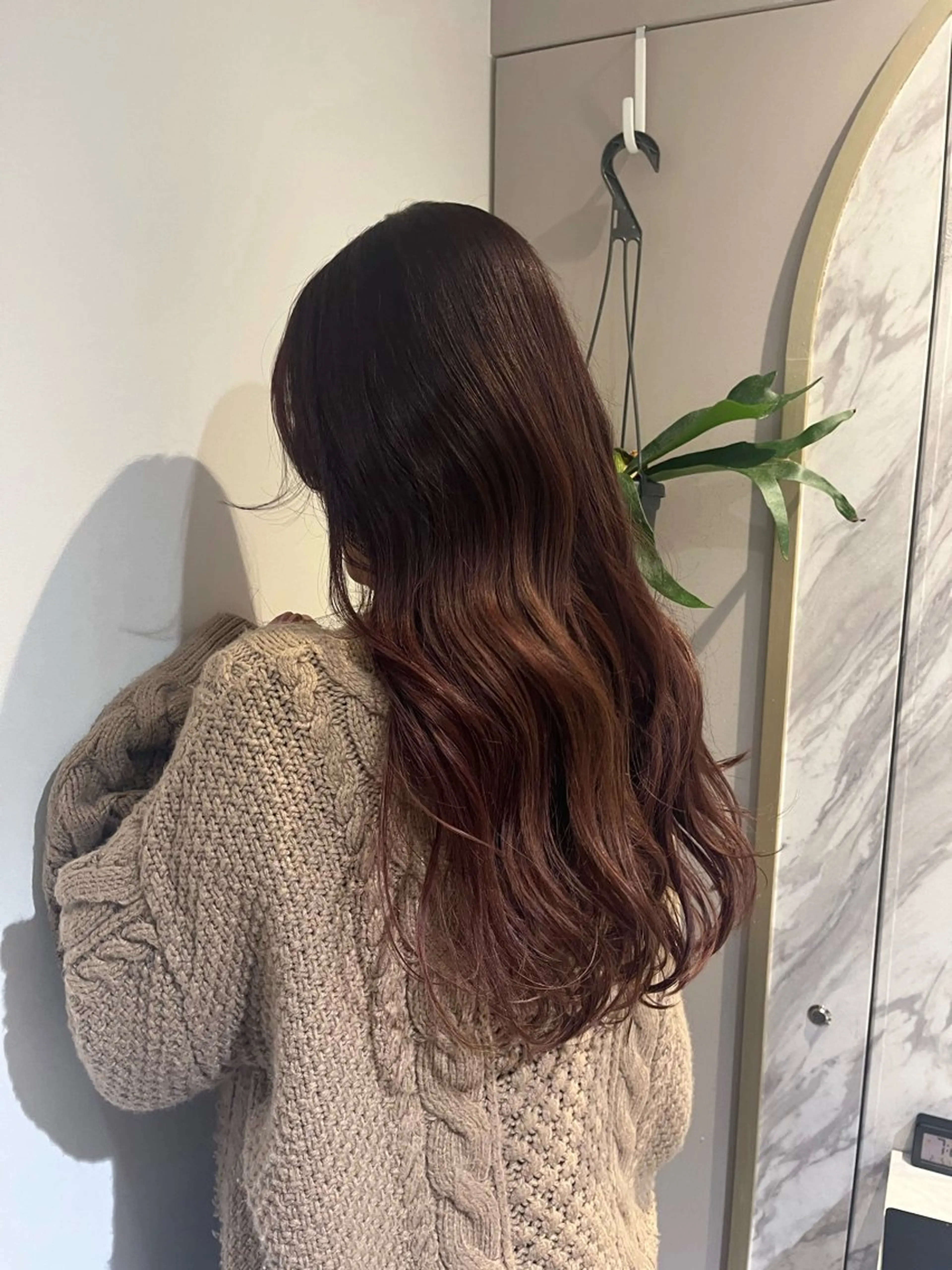 ロング カラー ブラウンカラー ピンクカラー ピンクブラウン 🩵tocca yui🩵のヘアスタイル
