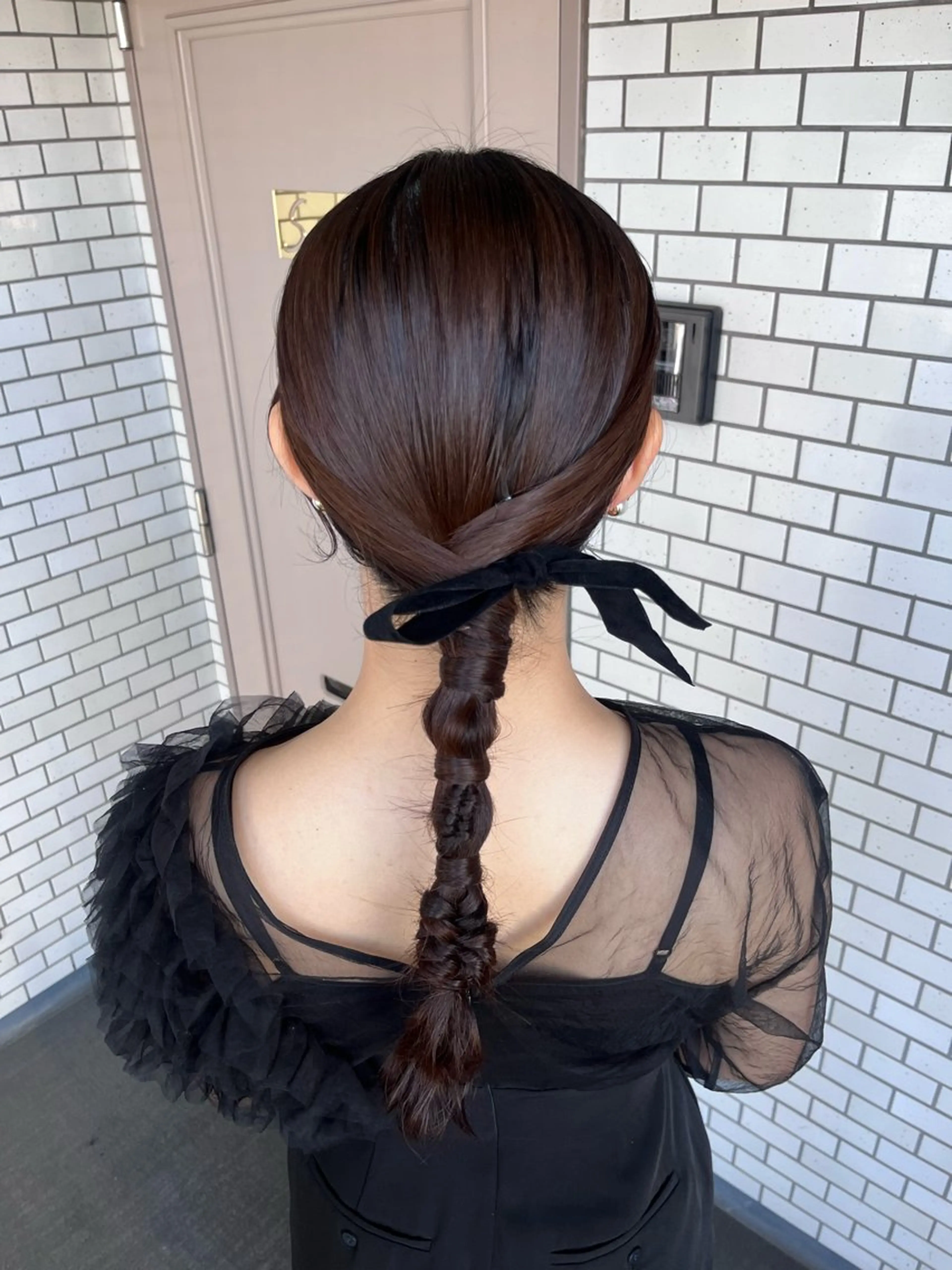 ヘアアレンジ ヘアセット 参列 ✽ 推し活ヘア 💕ゆり🐈🐾のヘアスタイル