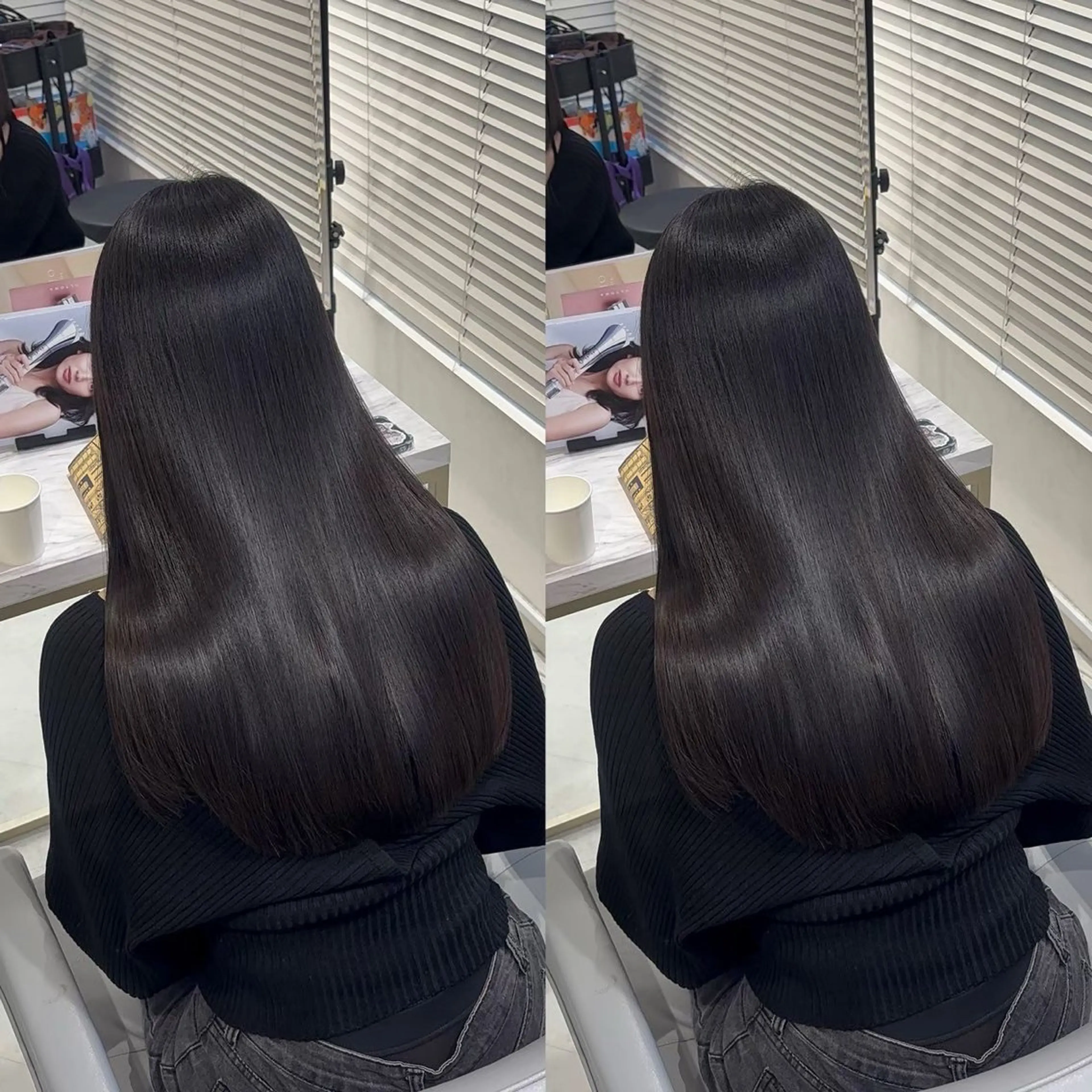 セミロング 半個室サロンyoures hair 髪質改善トリートメント東新宿店所属・榊原 竜弥のヘアスタイル