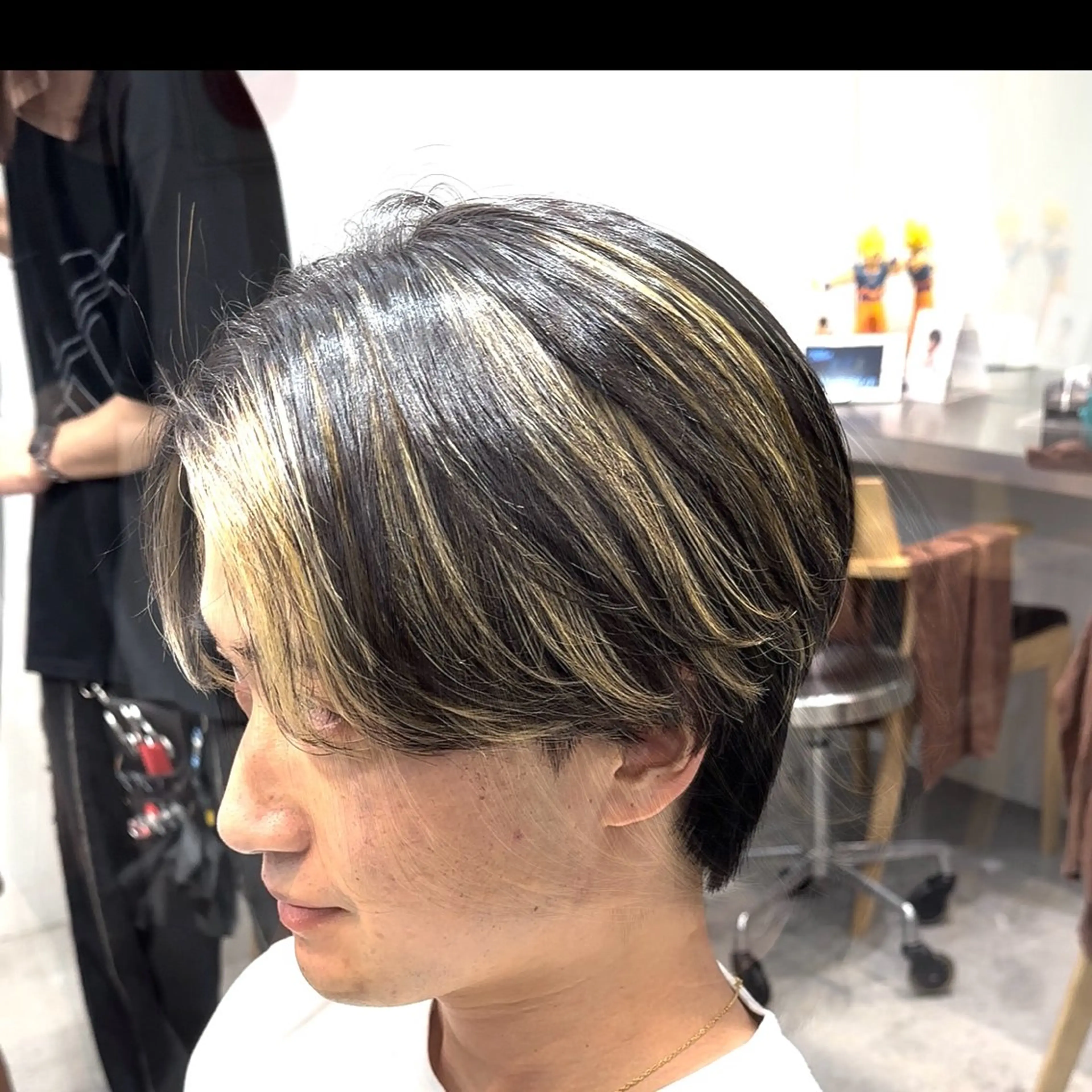 カラー メンズ ヘアカラー 当日予約⭕️ fifth渋谷太田のヘアスタイル