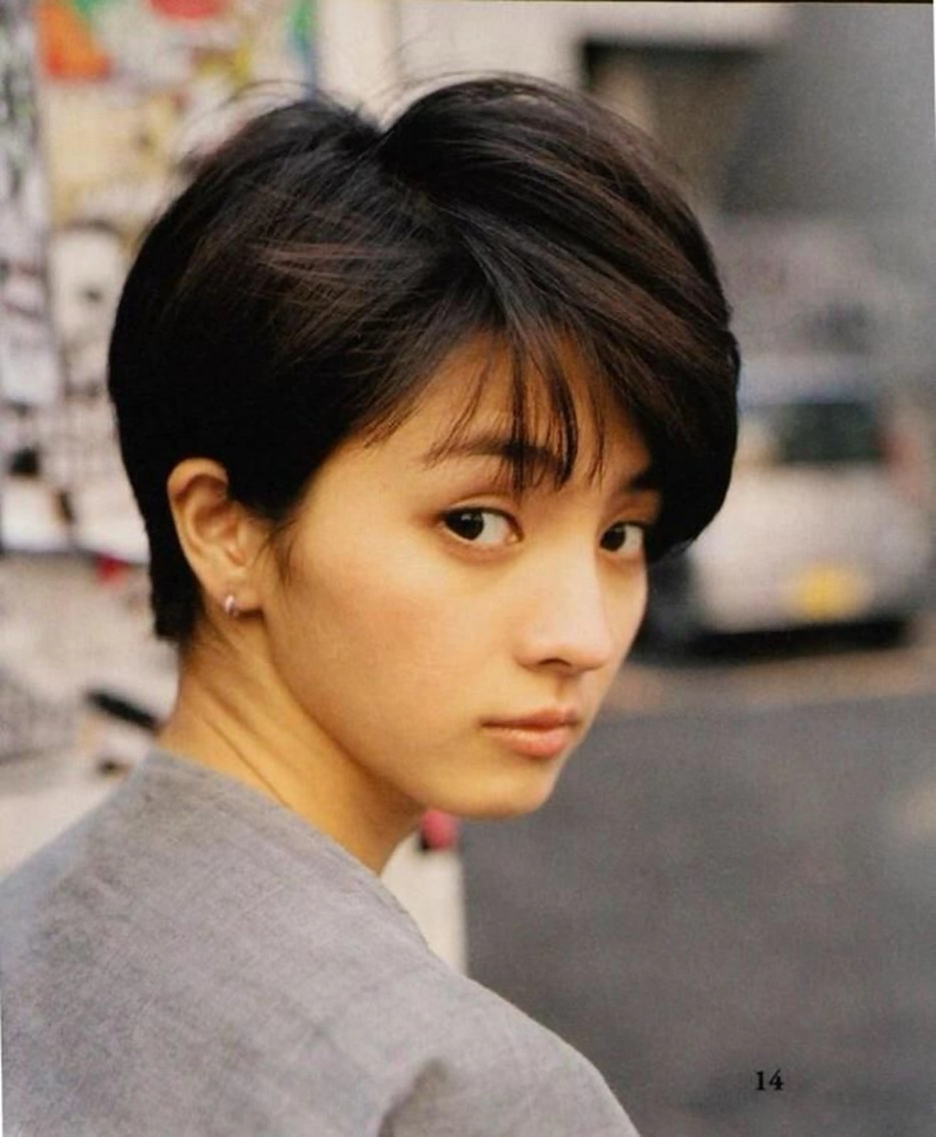 ショート デジタルパーマ /神野楓のヘアスタイル