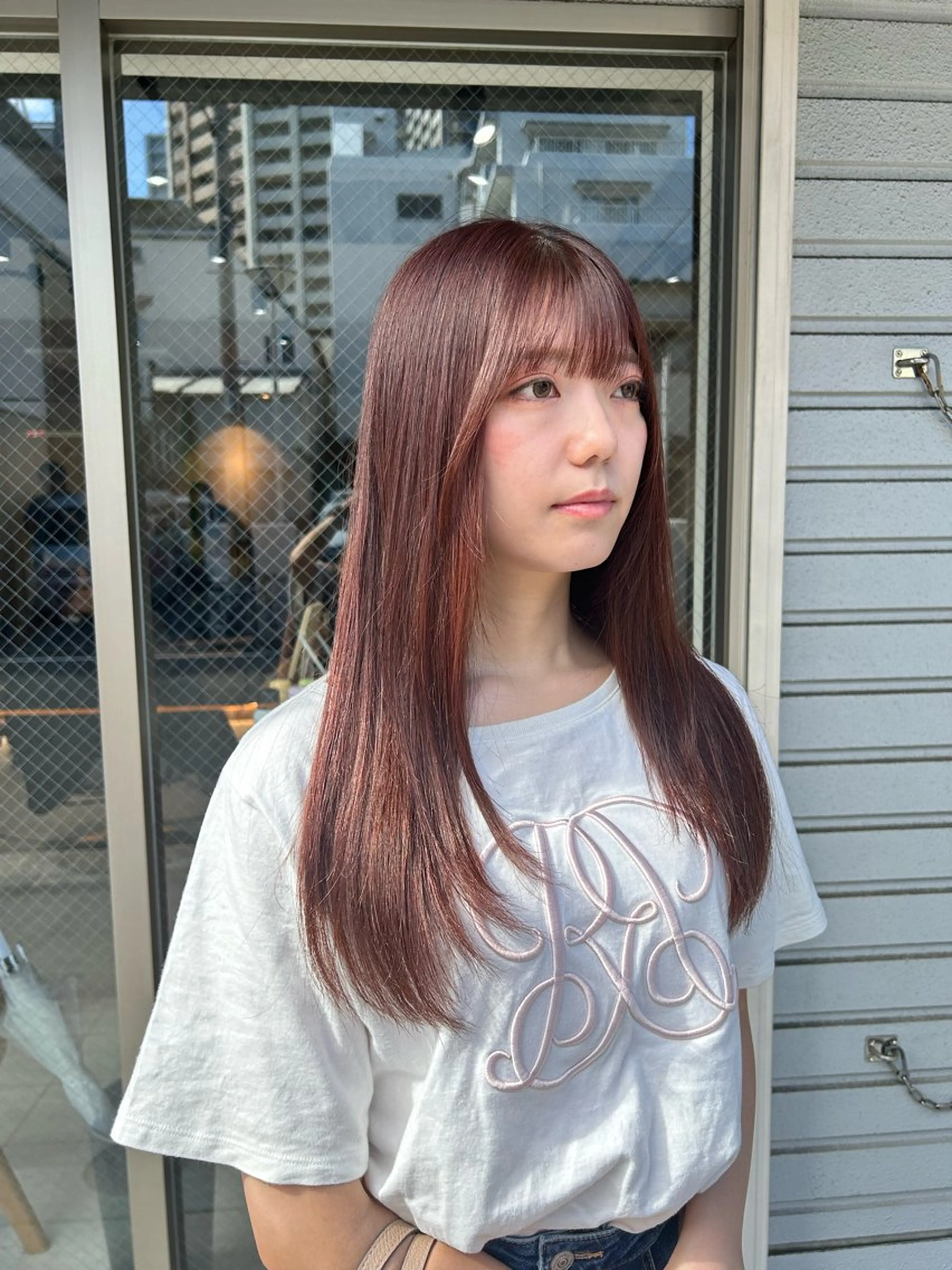 セミロング カラー 🌷横浜/レイヤー /艶カラー🌷のヘアスタイル