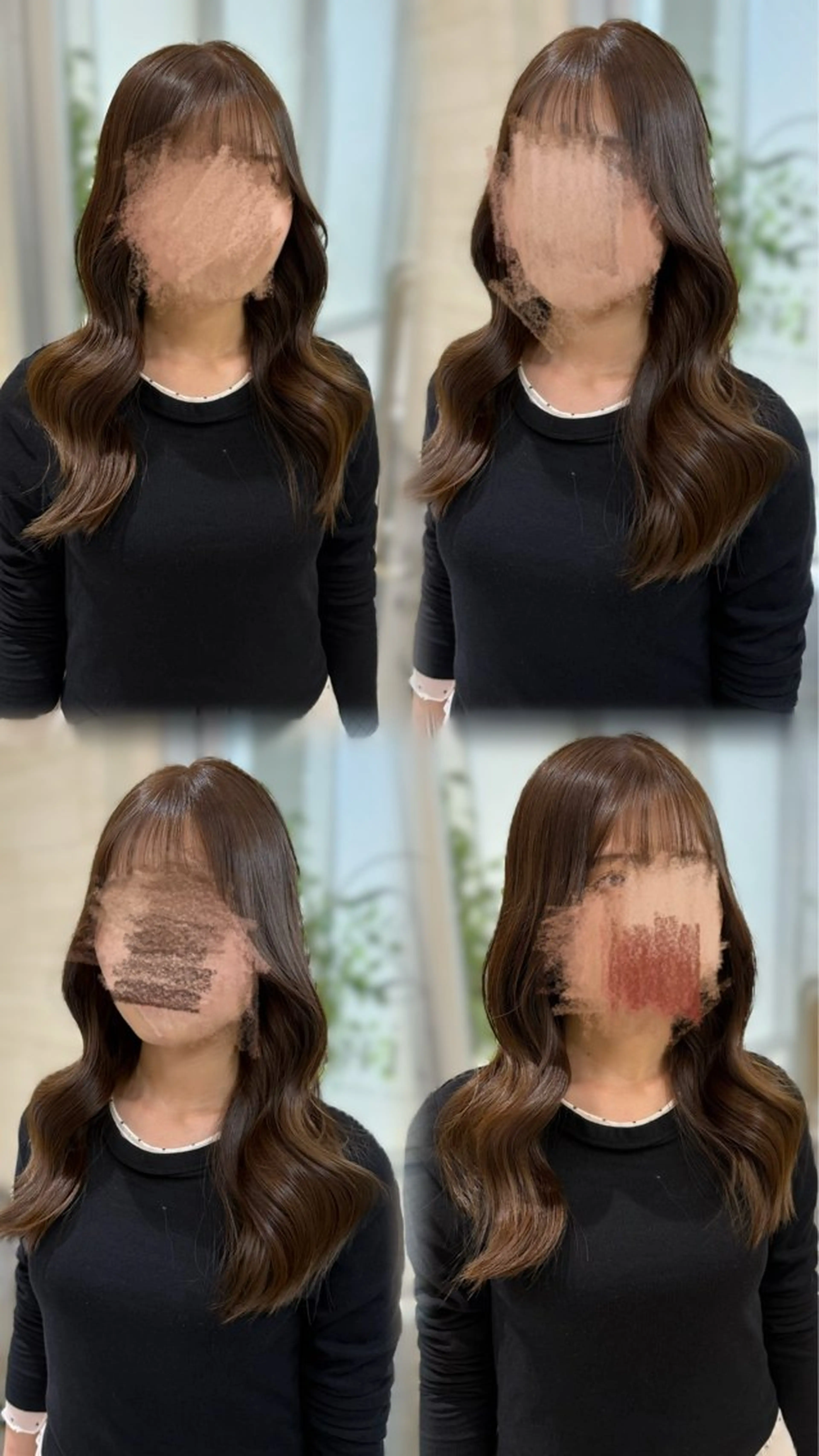 セミロング カット ヘアカラー トリートメント Zina 熊本店 ワンホン/Juranのヘアスタイル