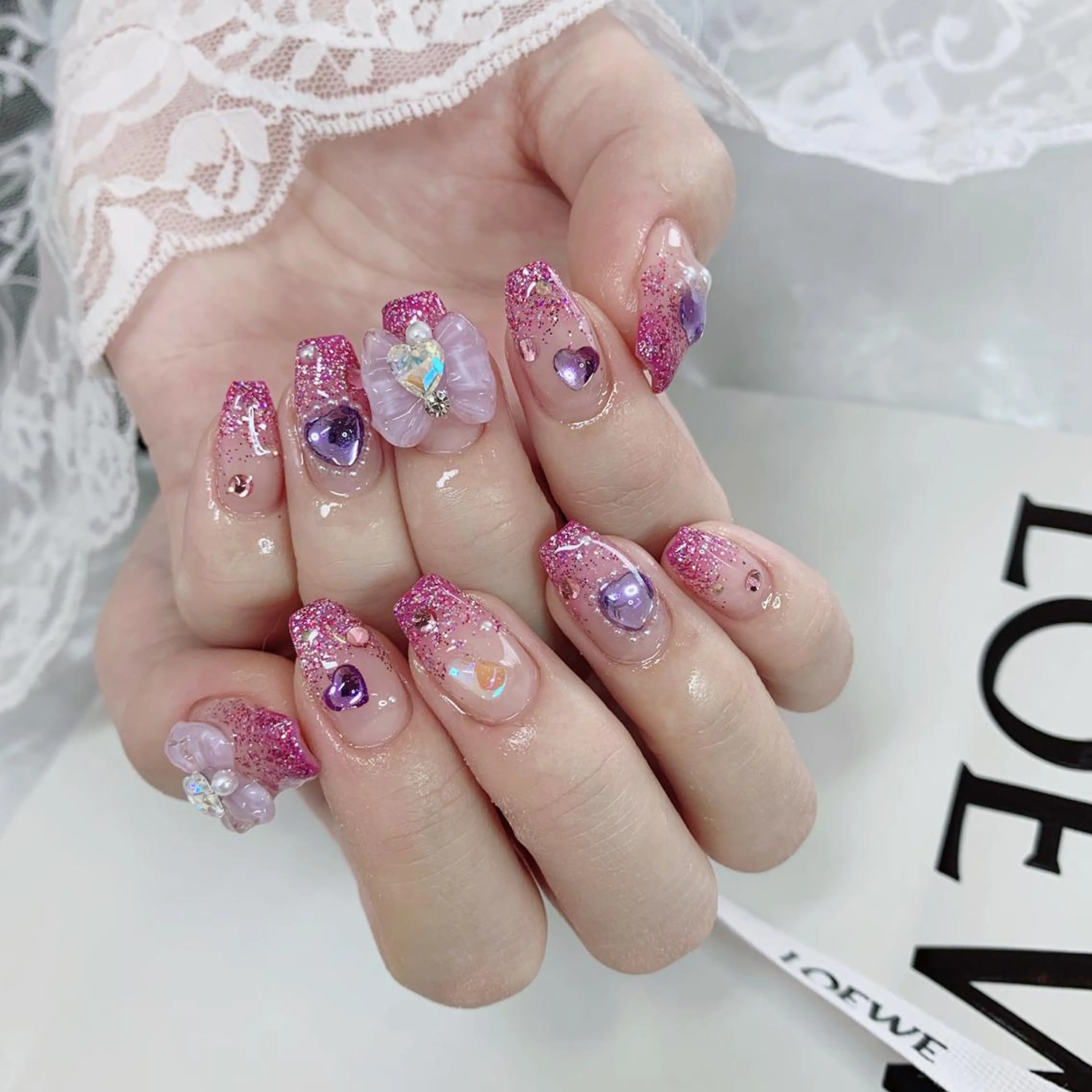 ネイル ハンドネイル La neige* yuki 🥯🍑のネイルデザイン