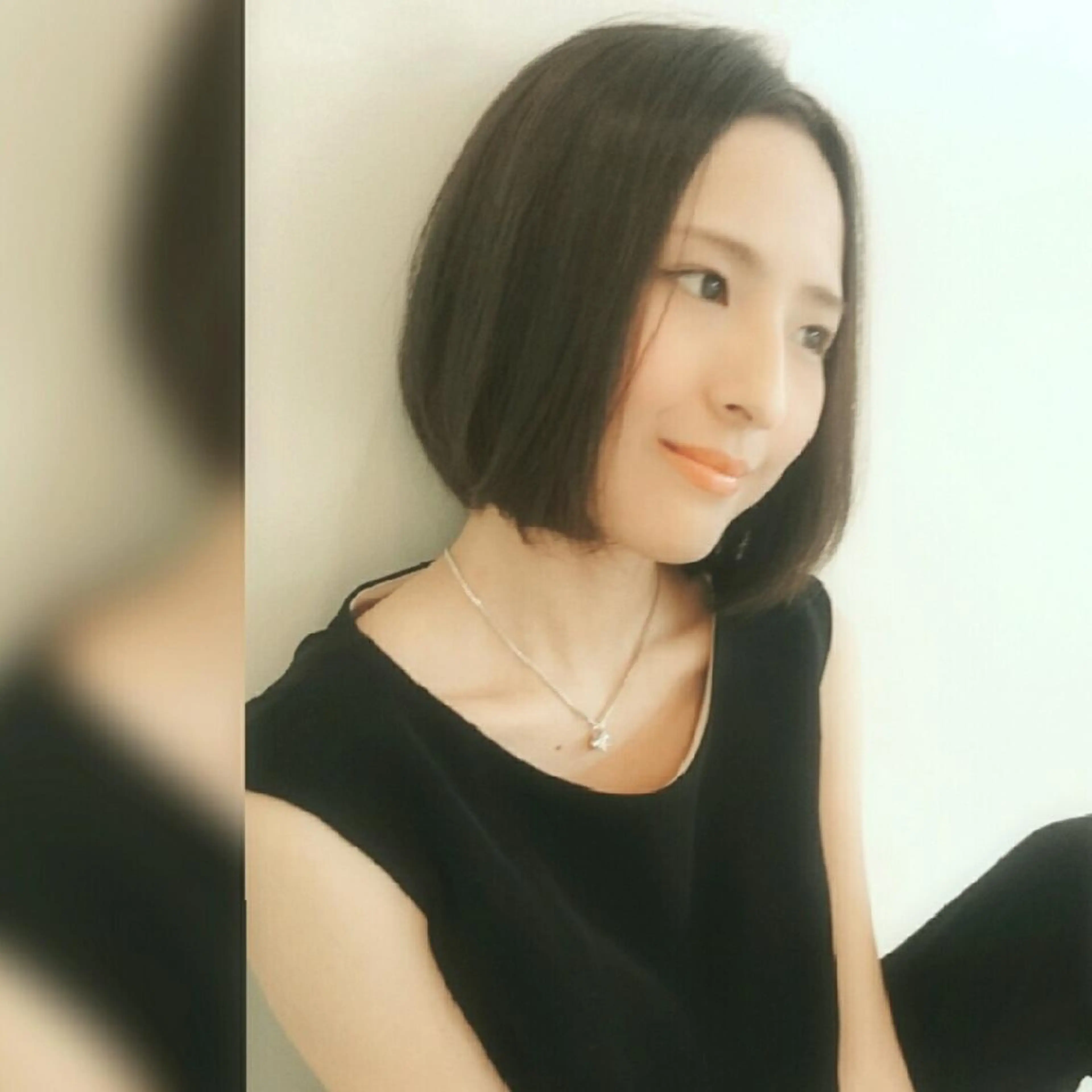 ミディアム ボブ ma cherie 三浦直美のヘアスタイル