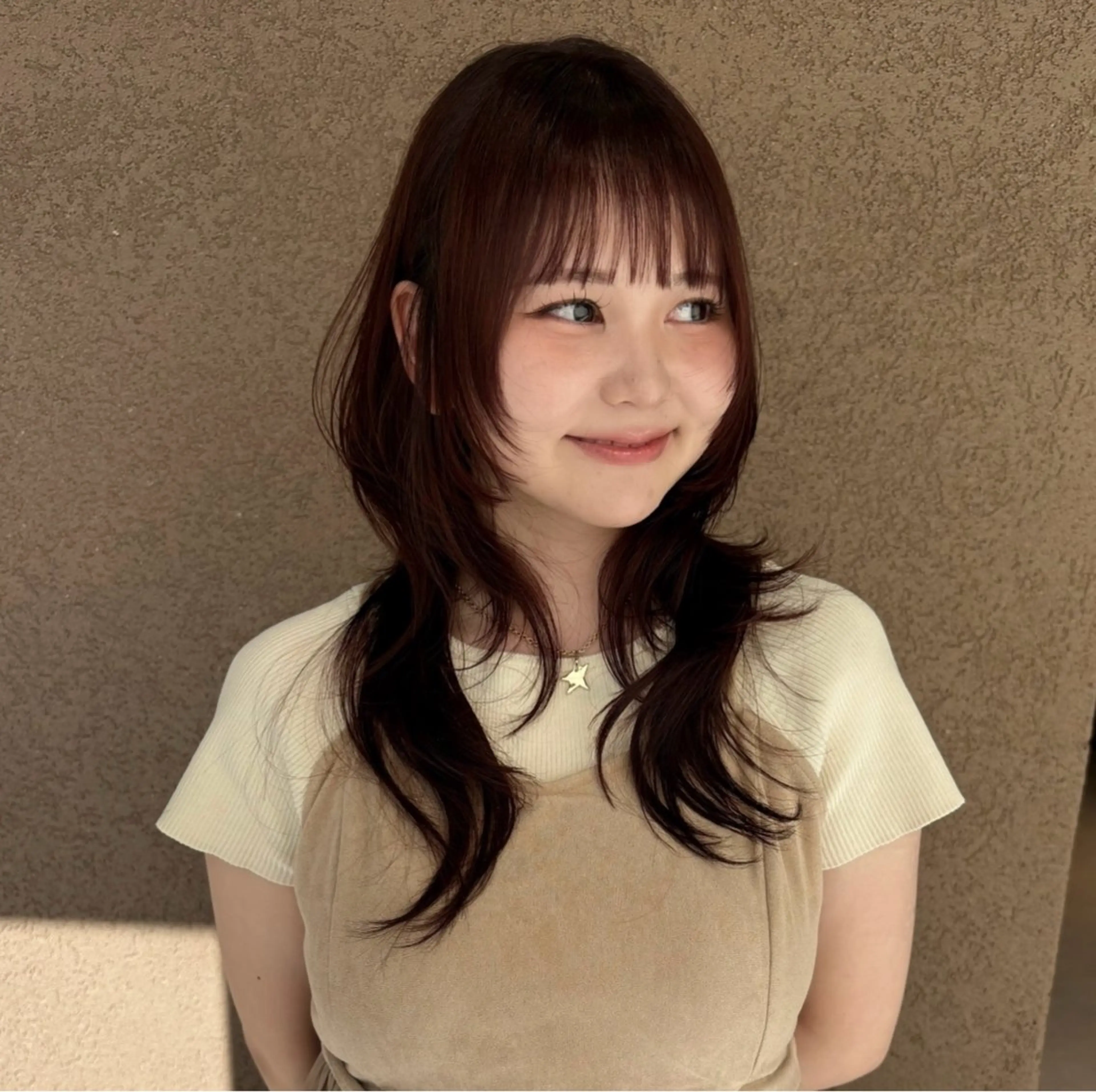 セミロング カラー カット ヘアカラー risako🇰🇷 韓国ヘア/レイヤーのヘアスタイル
