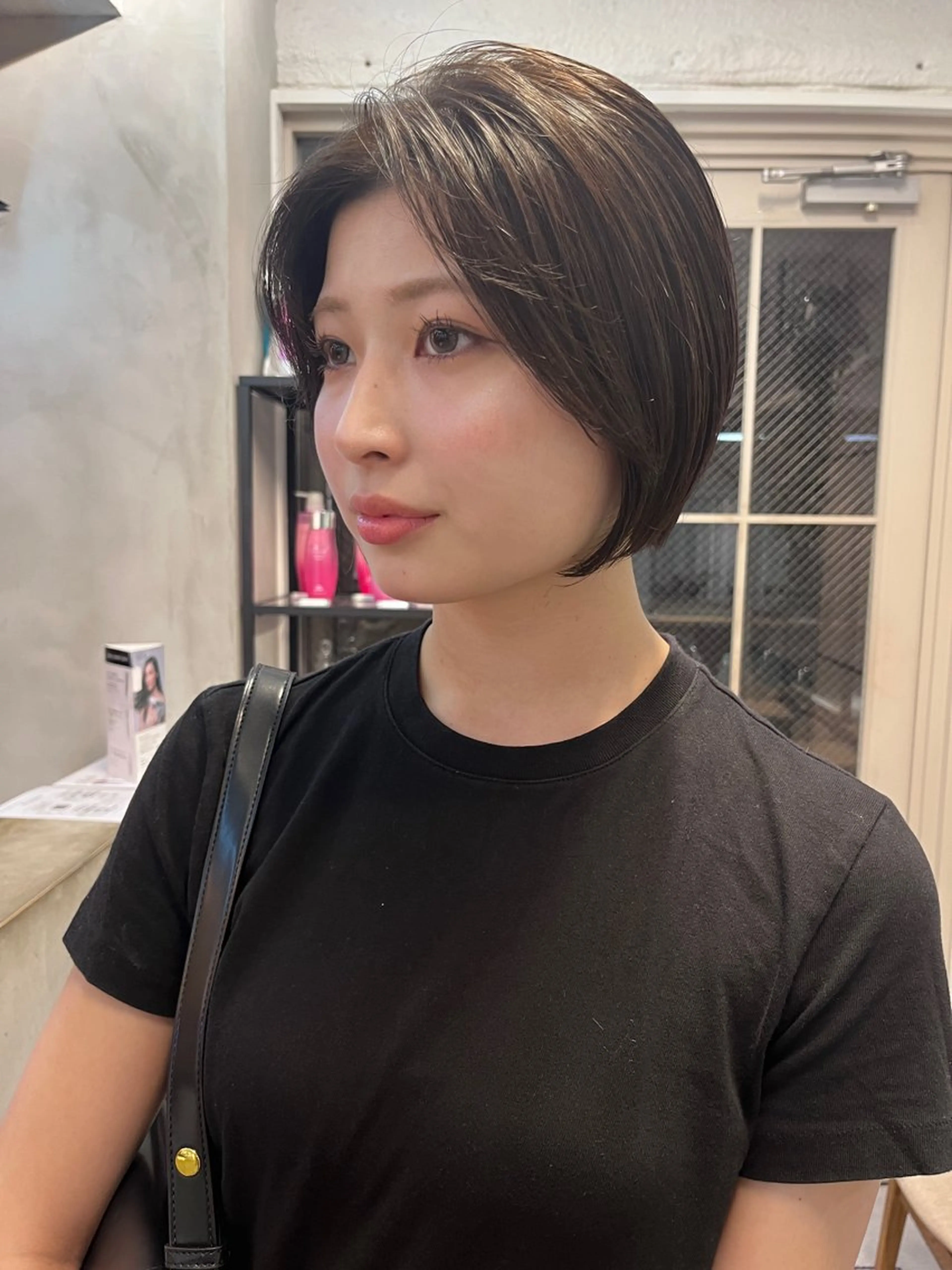 ショート カラー カット ヘアカラー トリートメント ヨシダ トモキのヘアスタイル
