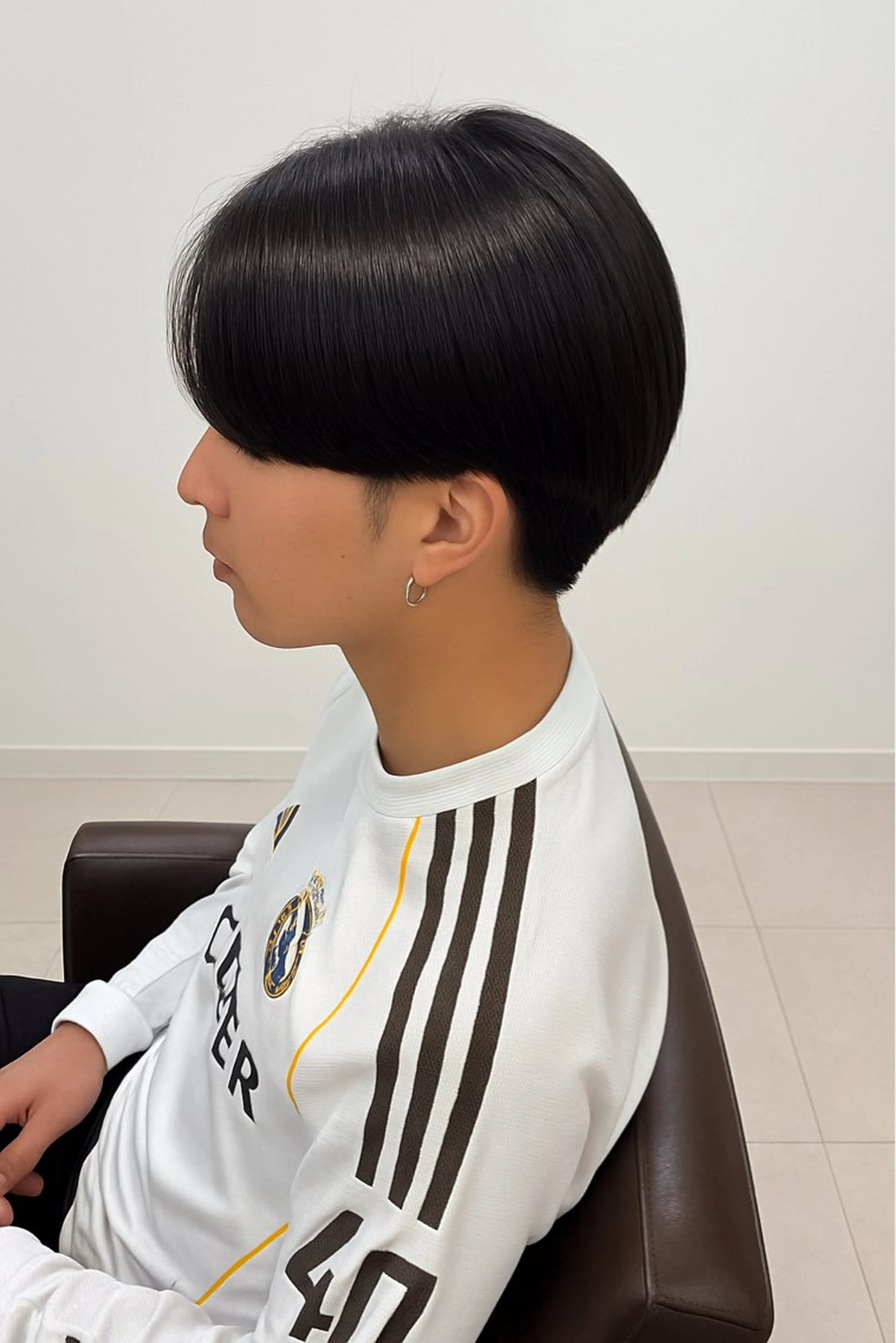 メンズ センターパート 東 尚人のヘアスタイル