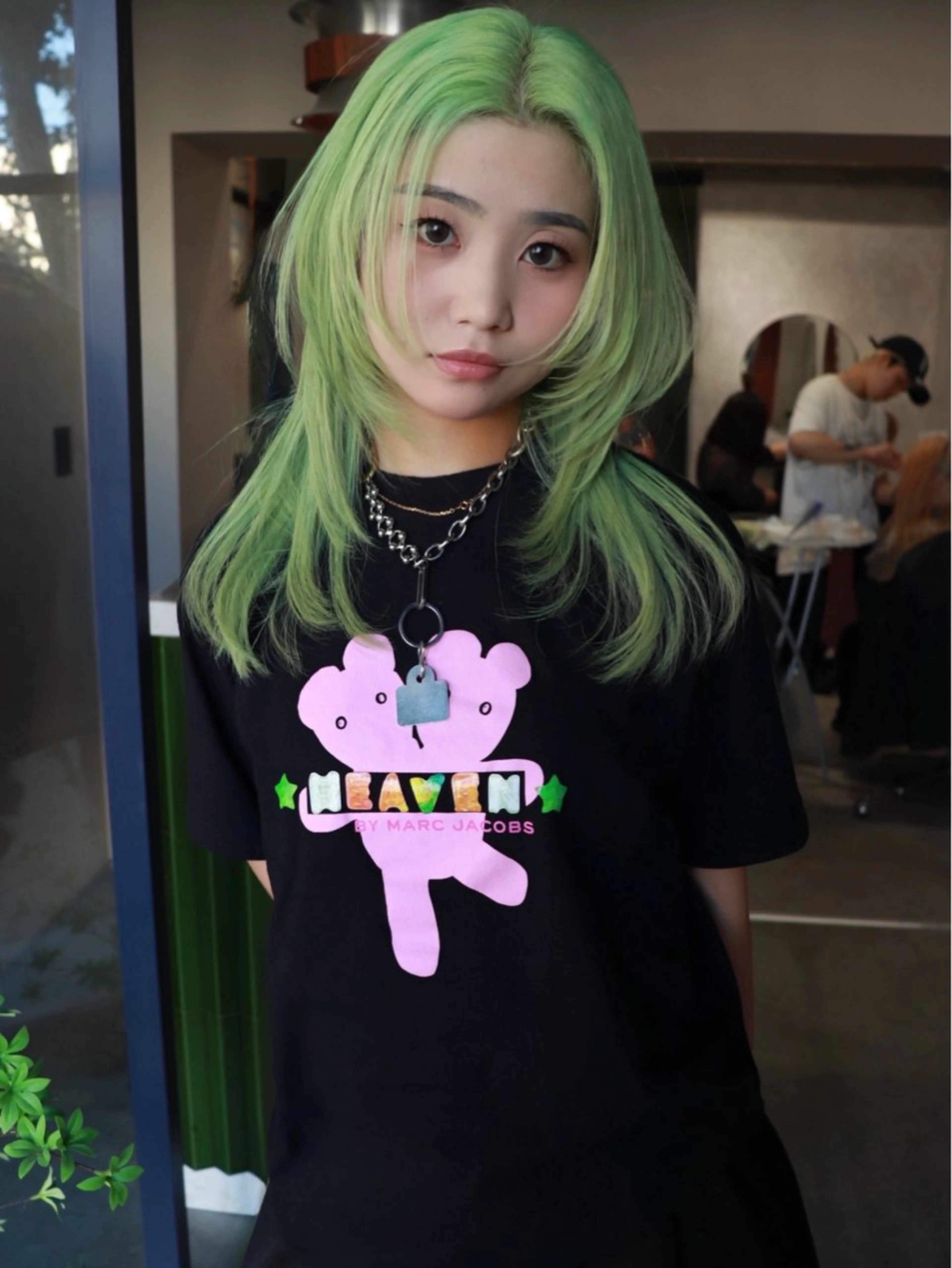 セミロング カラー ヘアカラー トリートメント 色落ちまで2度綺麗な ハイトーン⭐️ヨシキのヘアスタイル