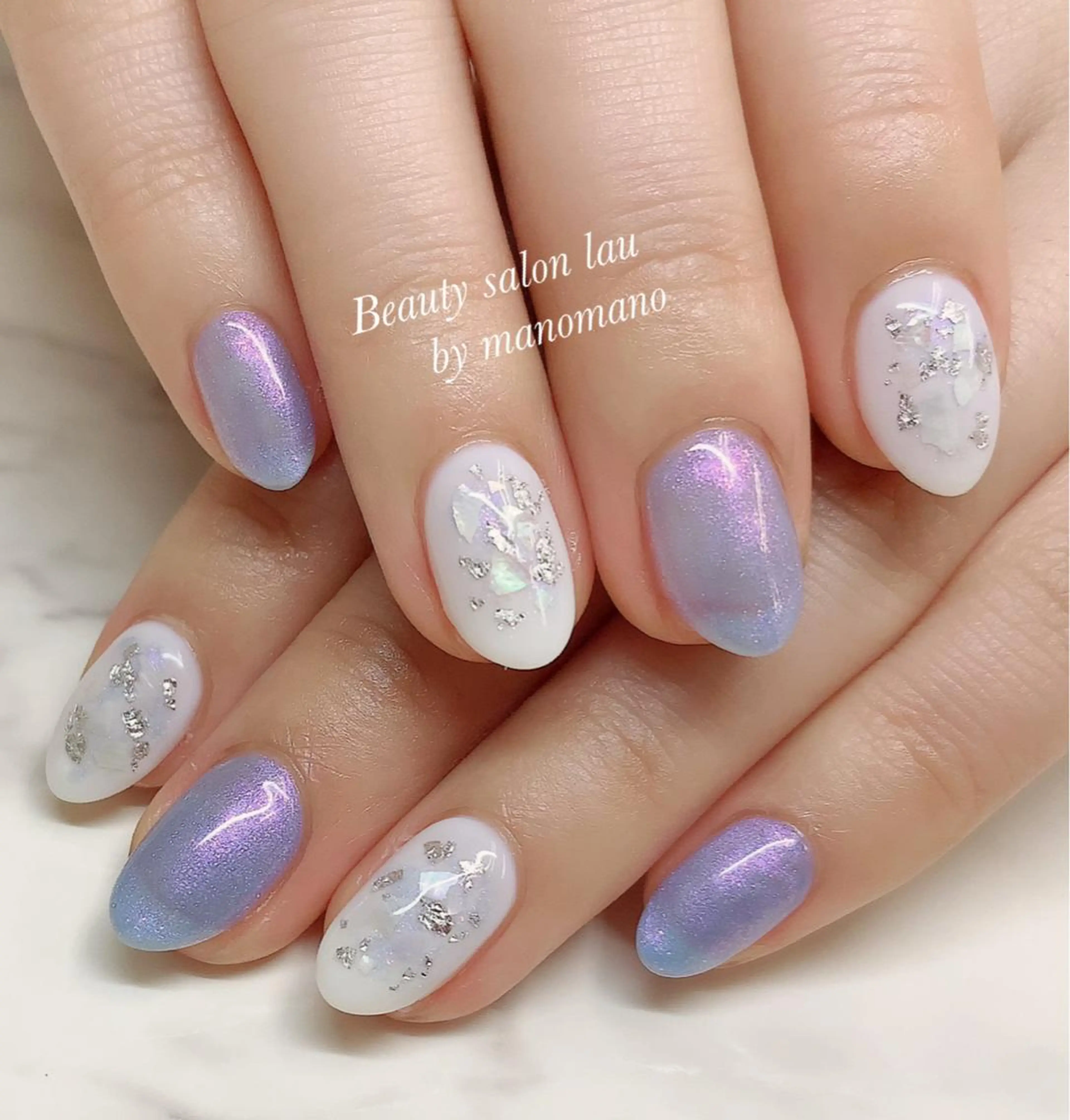 ネイル ハンドネイル ラウバイマノマノ なかざとのネイルデザイン