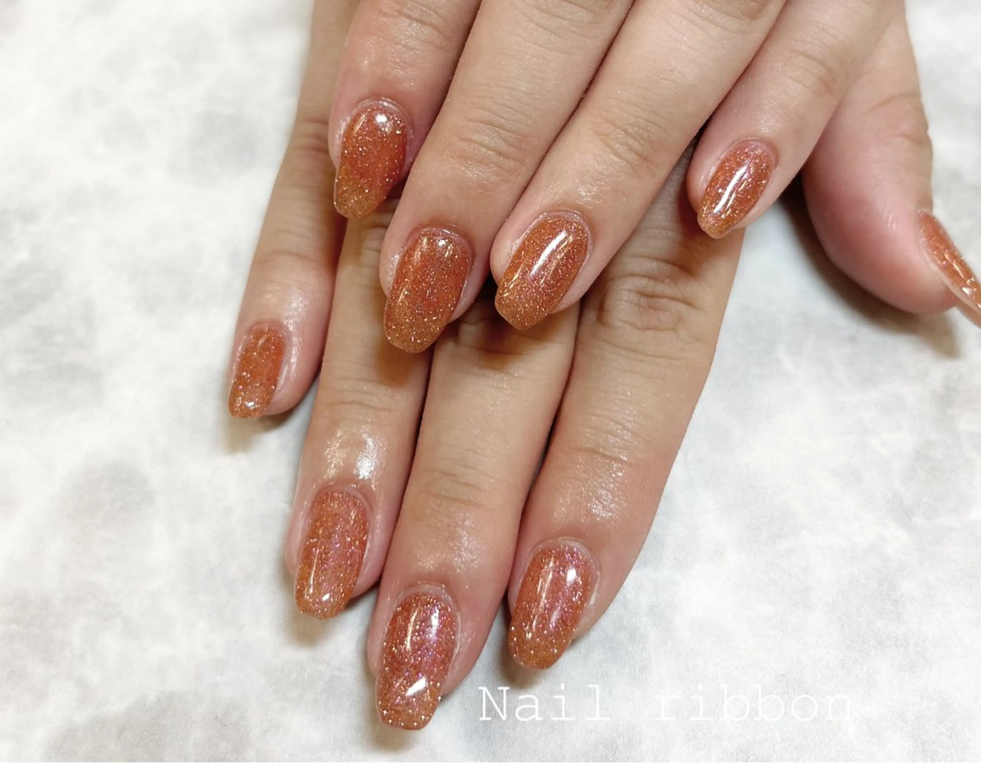 ネイル ネイルリボン 笠井のネイルデザイン