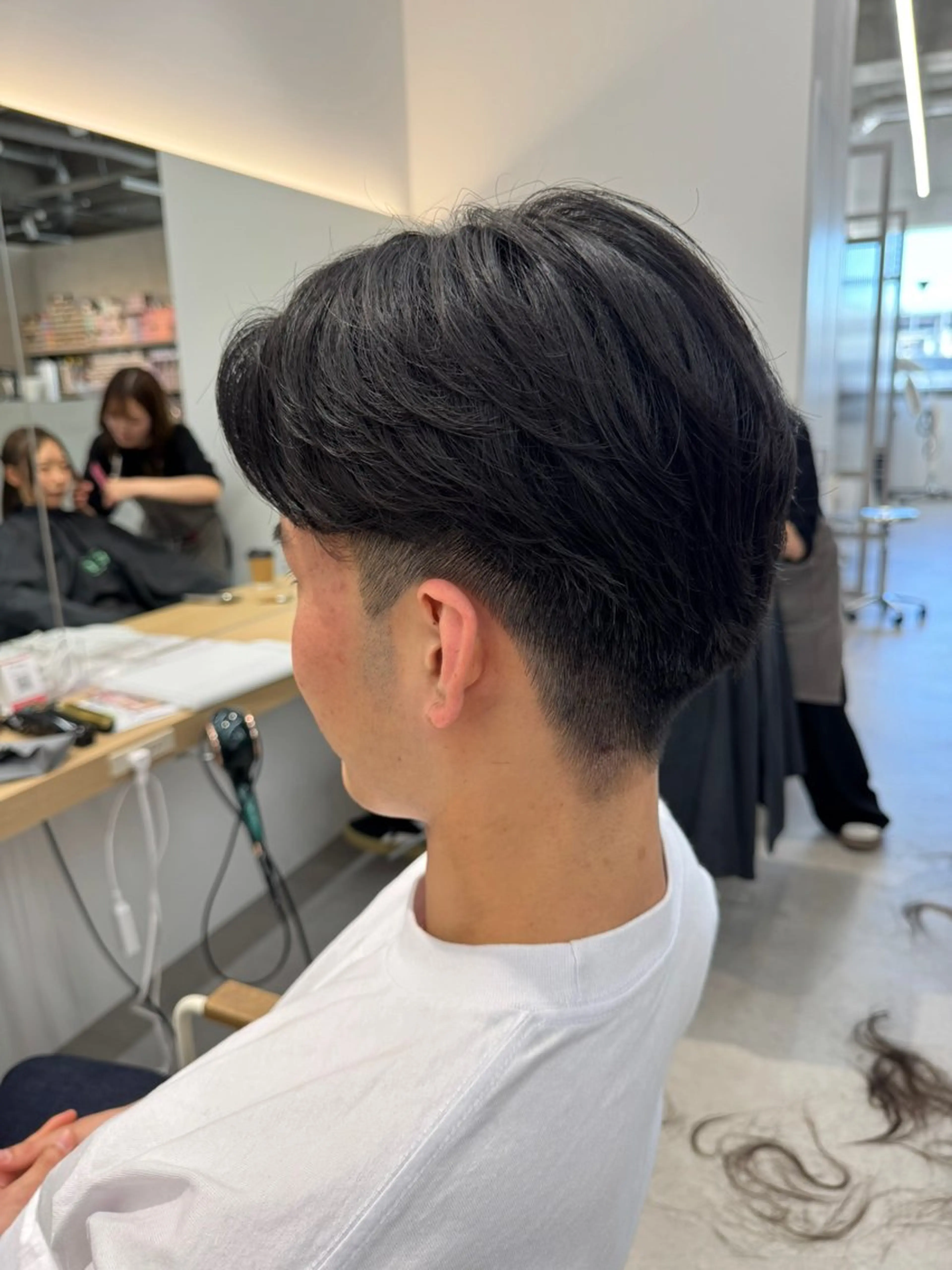 ショート パーマ メンズ メンズカット/ ブリーチ/かほのヘアスタイル