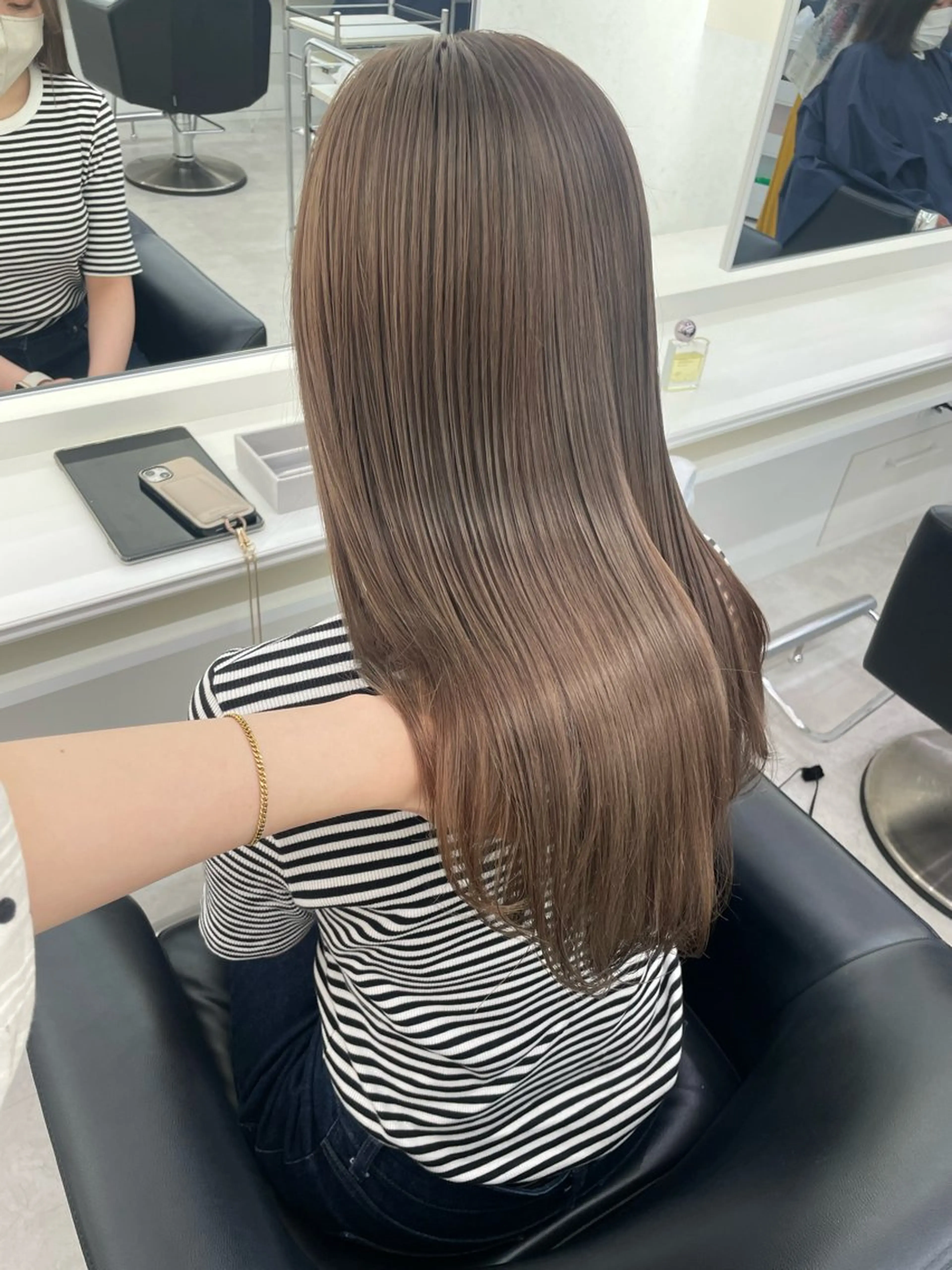 セミロング ヘアカラー ParveMix ♡白神みやびのヘアスタイル
