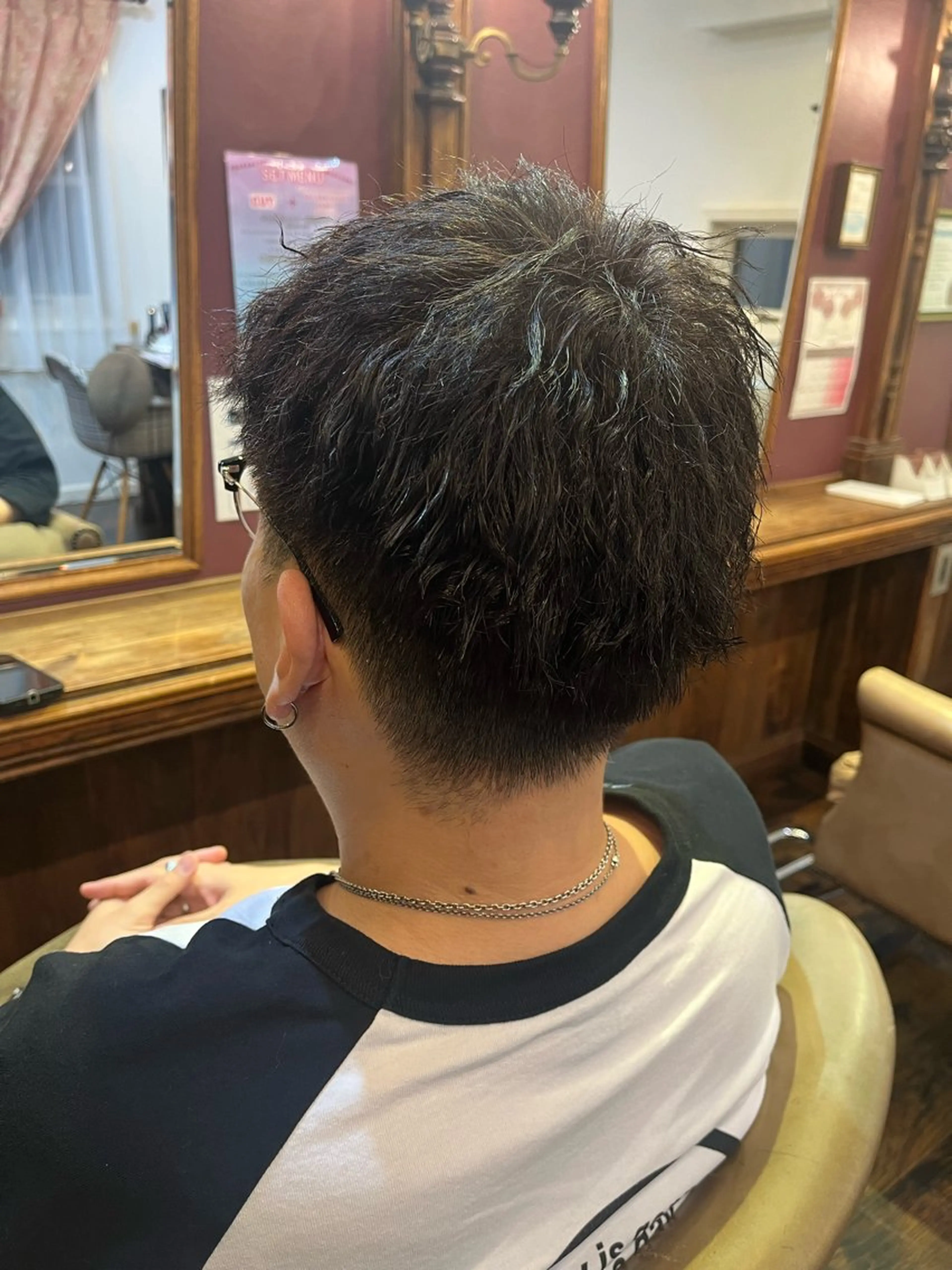 ショート パーマ メンズ メンズパーマ jam Creative Hair Design所属・【jam】横山 真優華のヘアスタイル