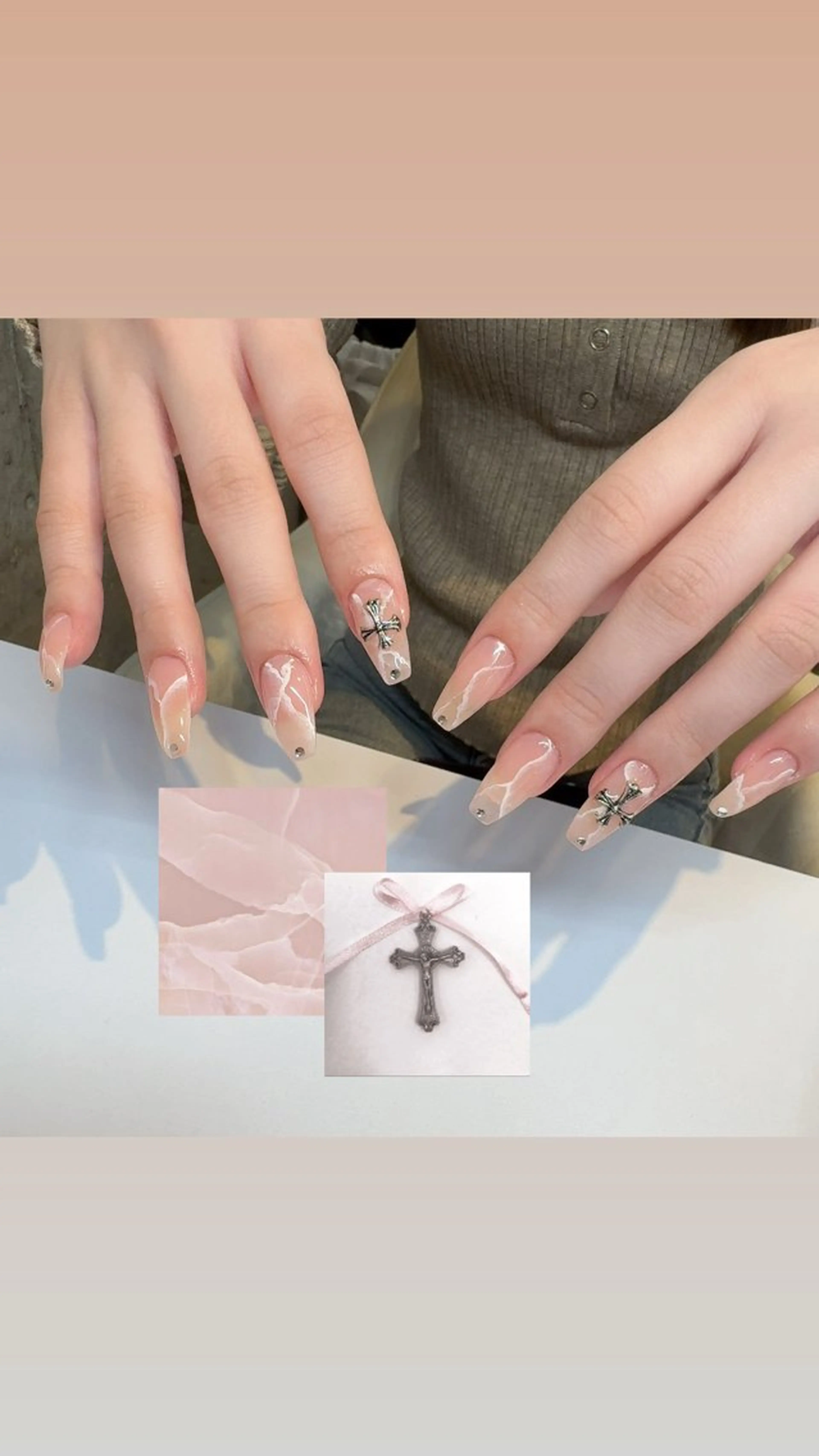 ネイル ハンドネイル ☁️BLITZ 🎀笠原雪音🎀のネイルデザイン