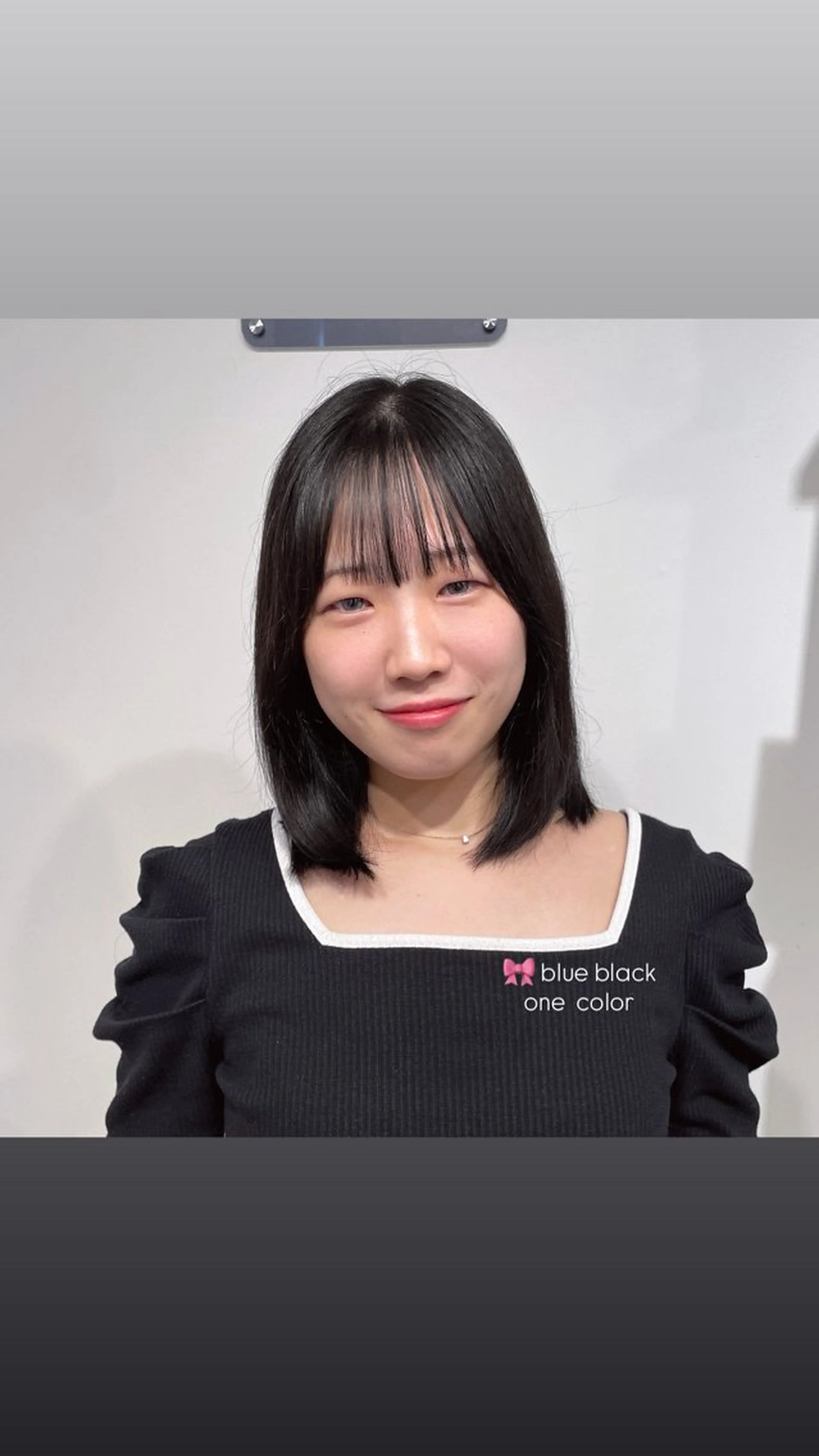 ミディアム ヘアカラー トリートメント レイヤーカット🩵 盛れ顔周り/Miuのヘアスタイル