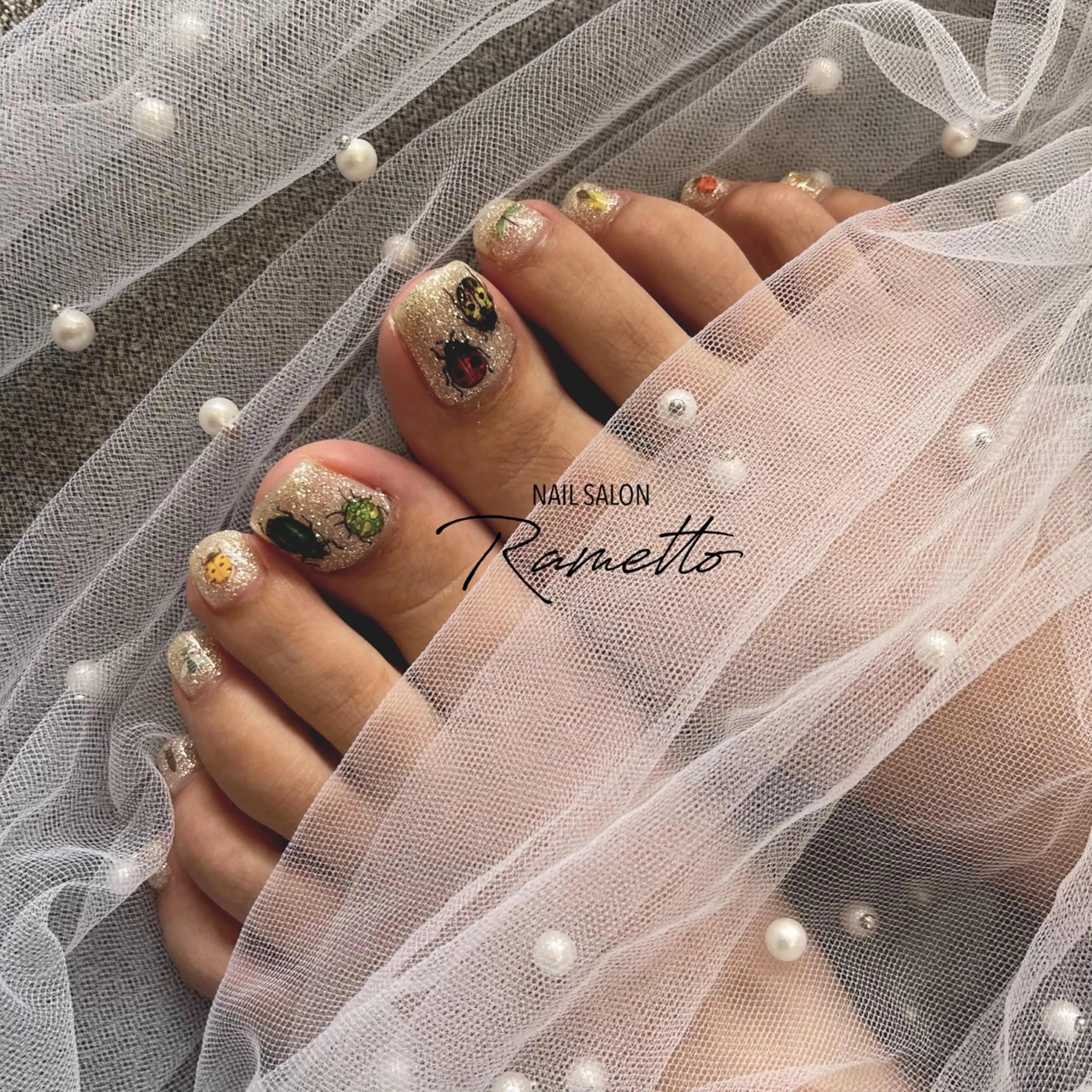 ネイル フットネイル NAILSALON Ramettoのネイルデザイン