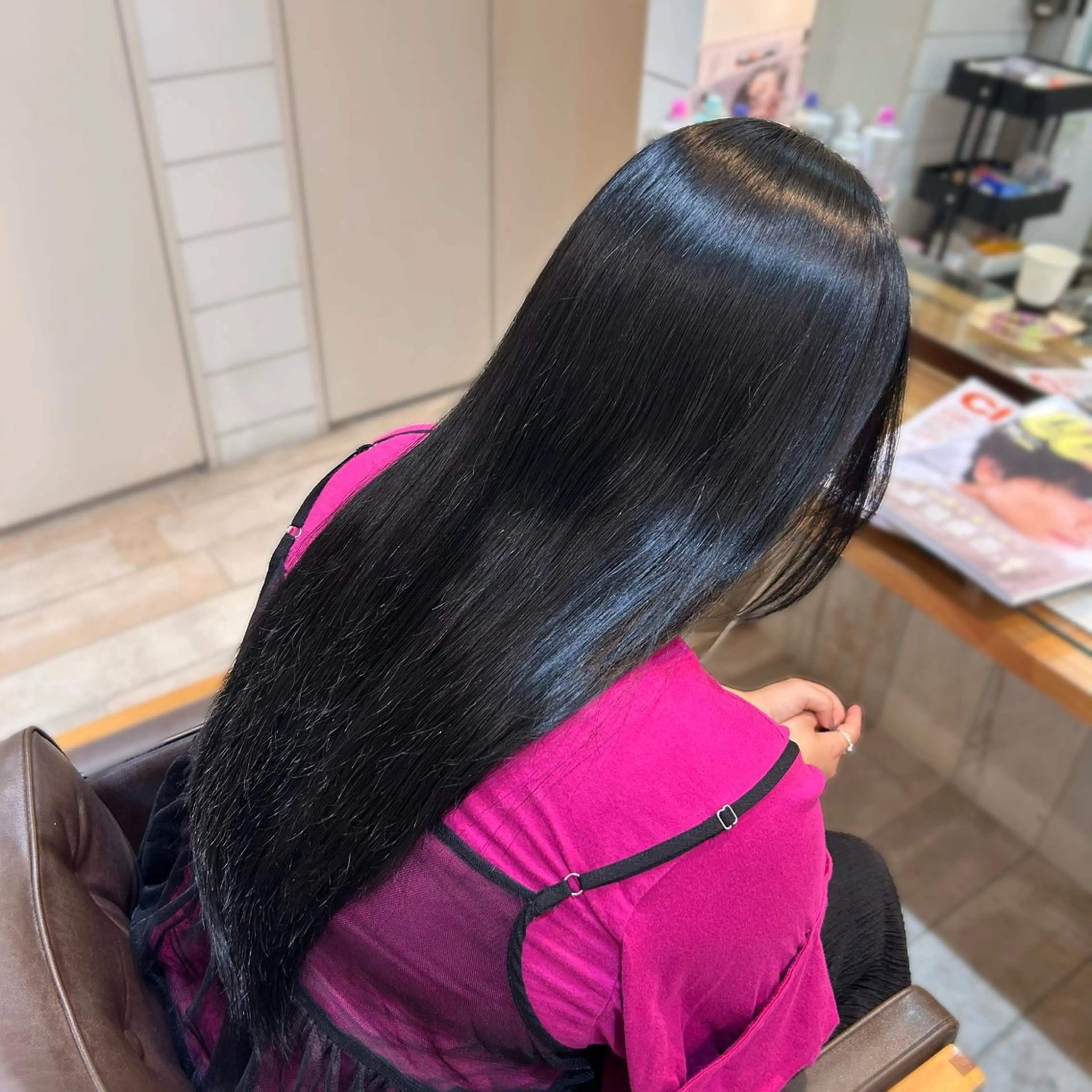 ロング ヘアカラー トリートメント Rion /渋谷のヘアスタイル