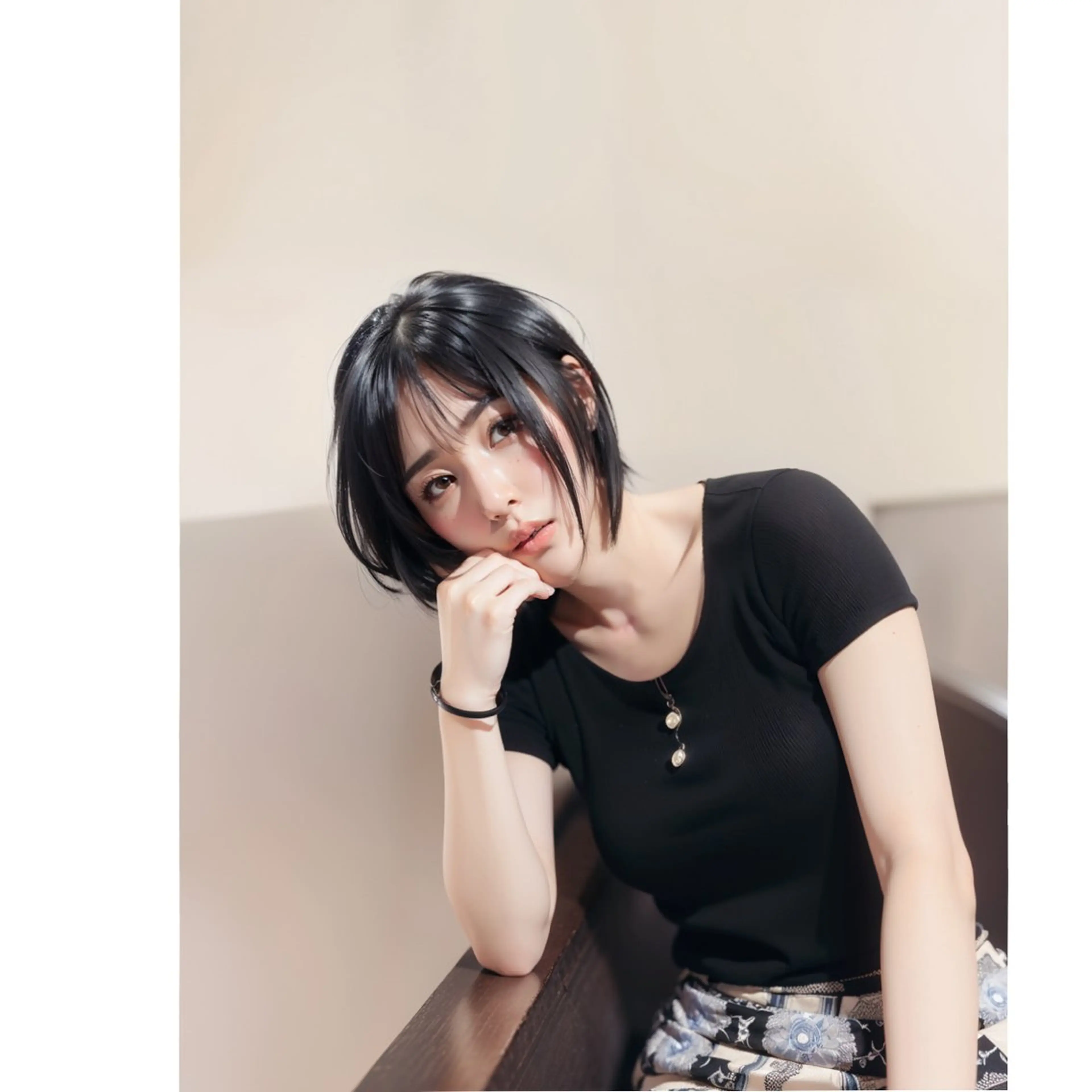 ショート ボブ カット TMJ所属・バズる韓国ヘア 🇰🇷溝邊　拓麿のヘアスタイル