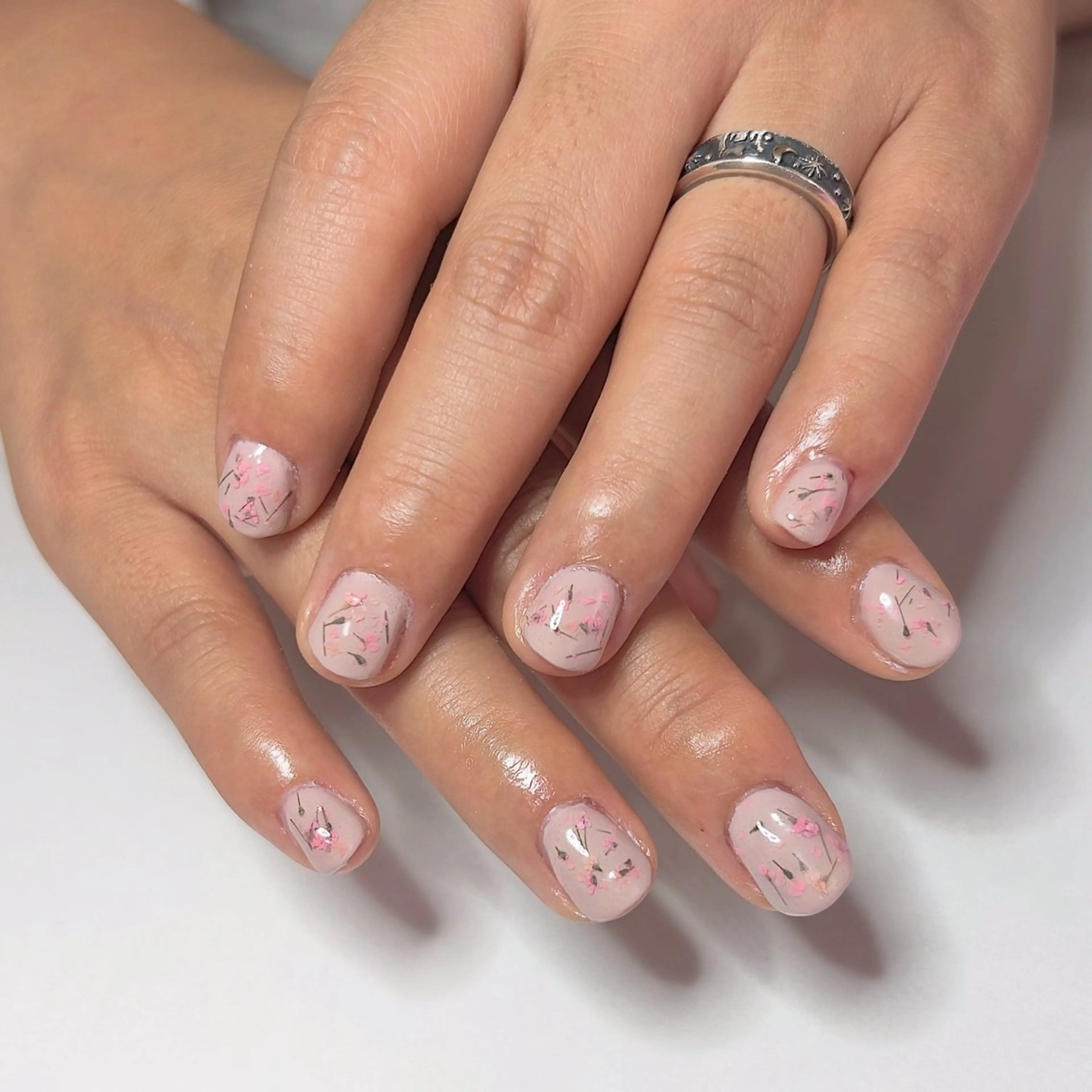 ネイル ワンカラーネイル ハンドネイル 【malunail】 8月15日〜店舗移動のネイルデザイン
