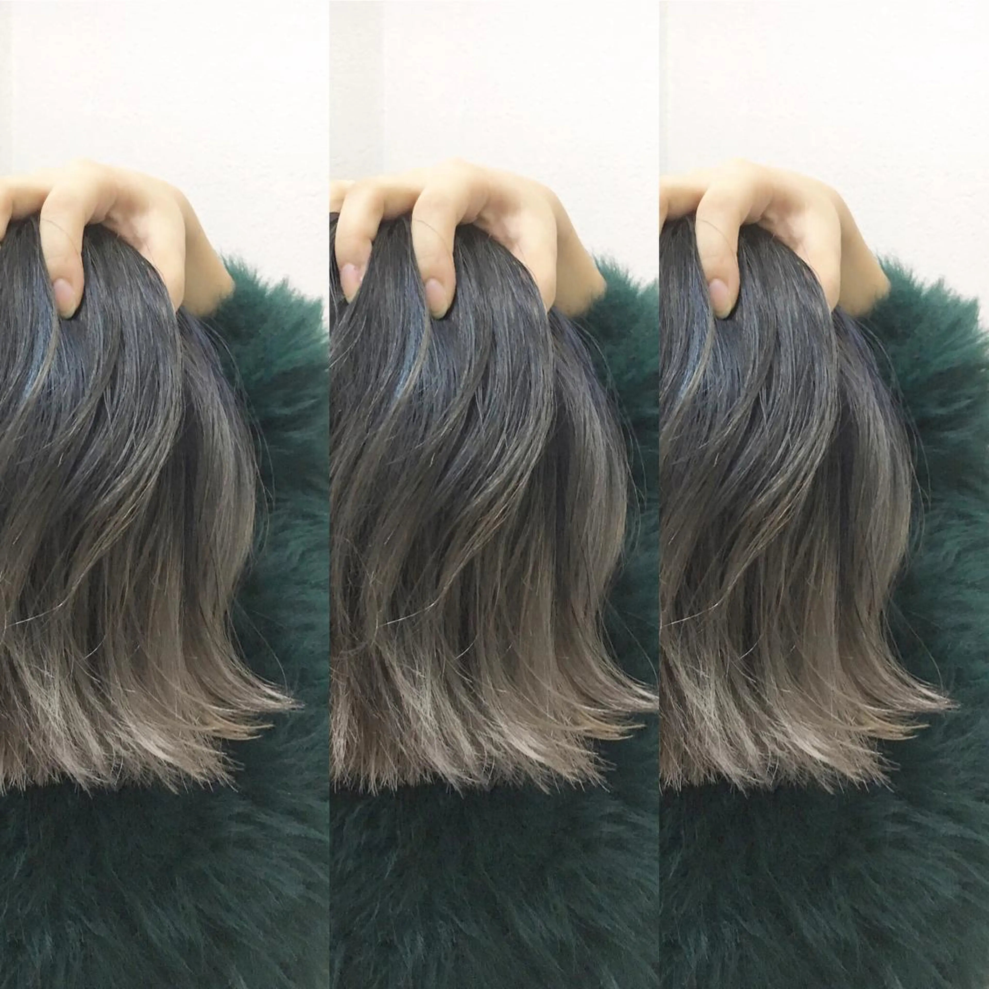 ショート カラー ブリーチ グレージュ JIL BLAN 京都のヘアスタイル