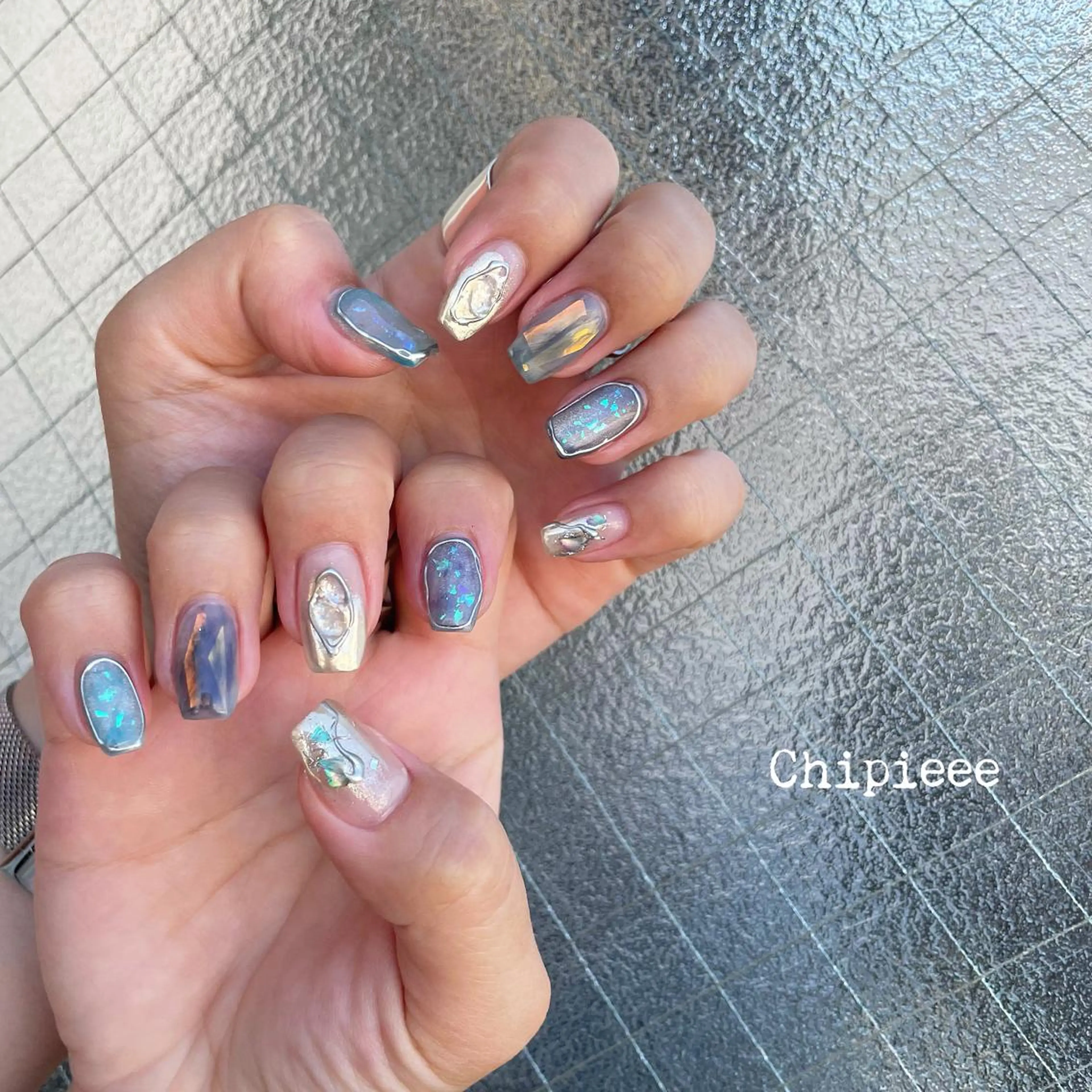 ネイル ハンドネイル revia所属・ERI Nailistのネイルデザイン