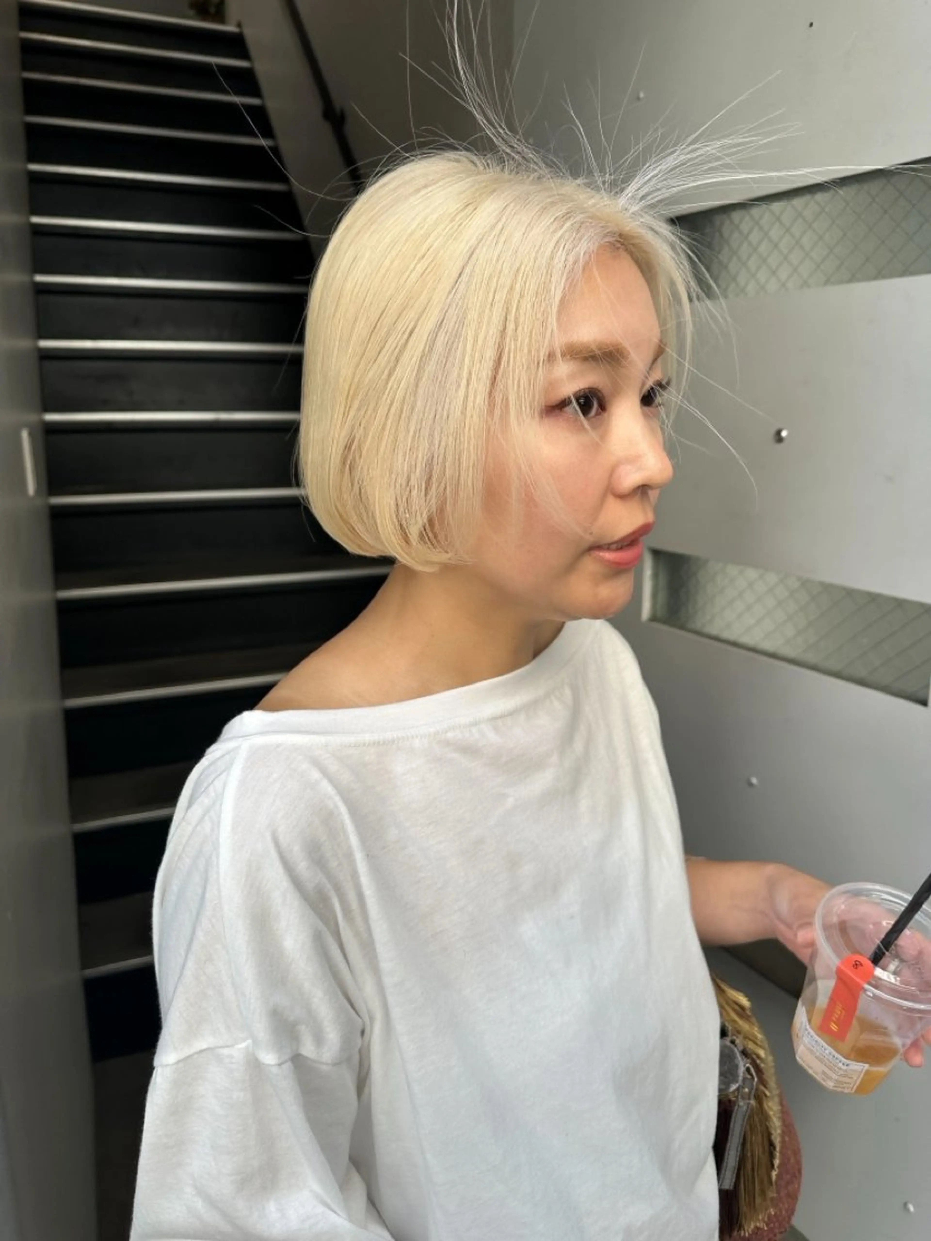 ショート カット ヘアカラー トリートメント ボブ／パーマ指名 No. 1🍃れんとのヘアスタイル