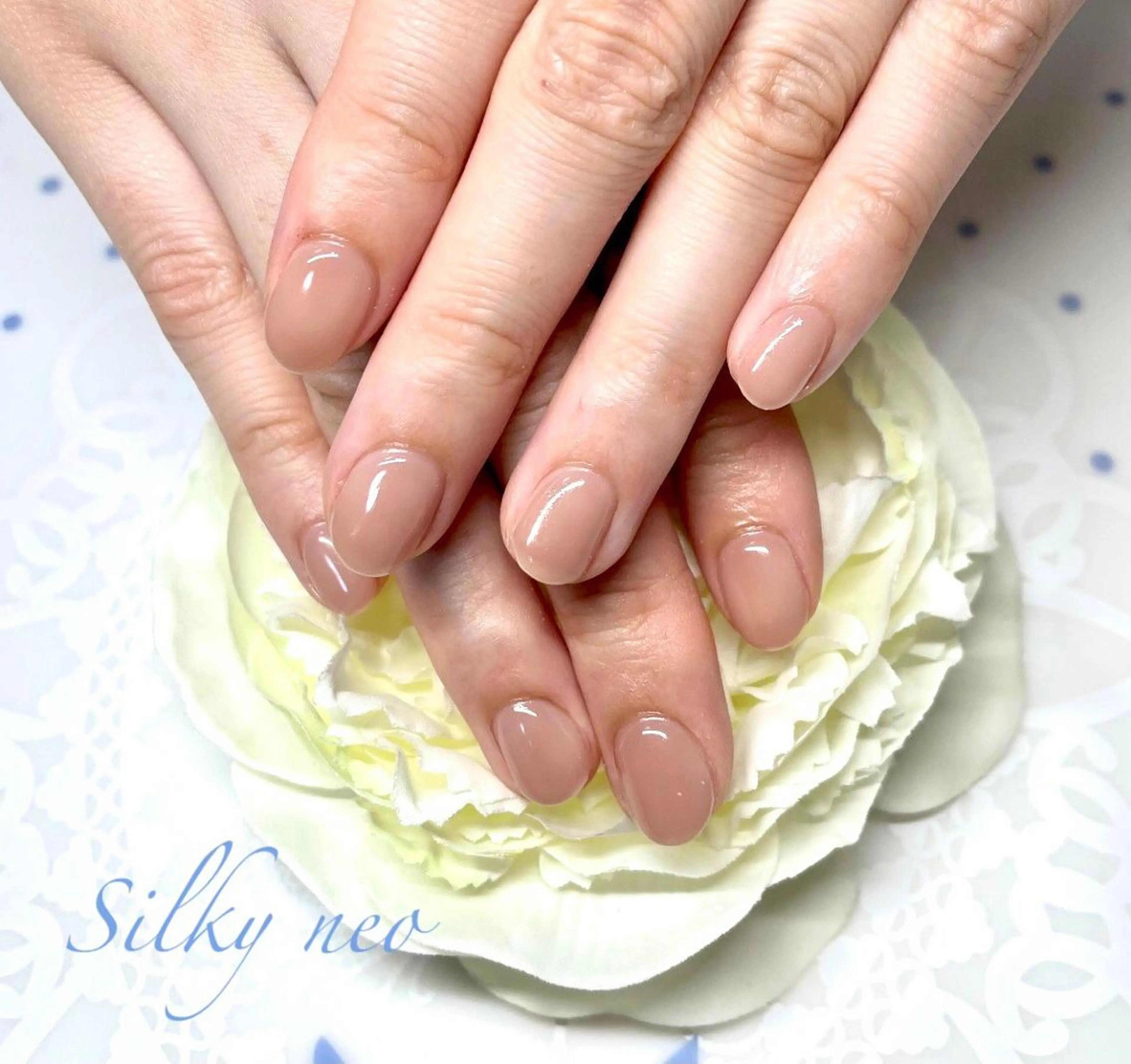 ネイル ワンカラーネイル Silky_nail _soraのネイルデザイン