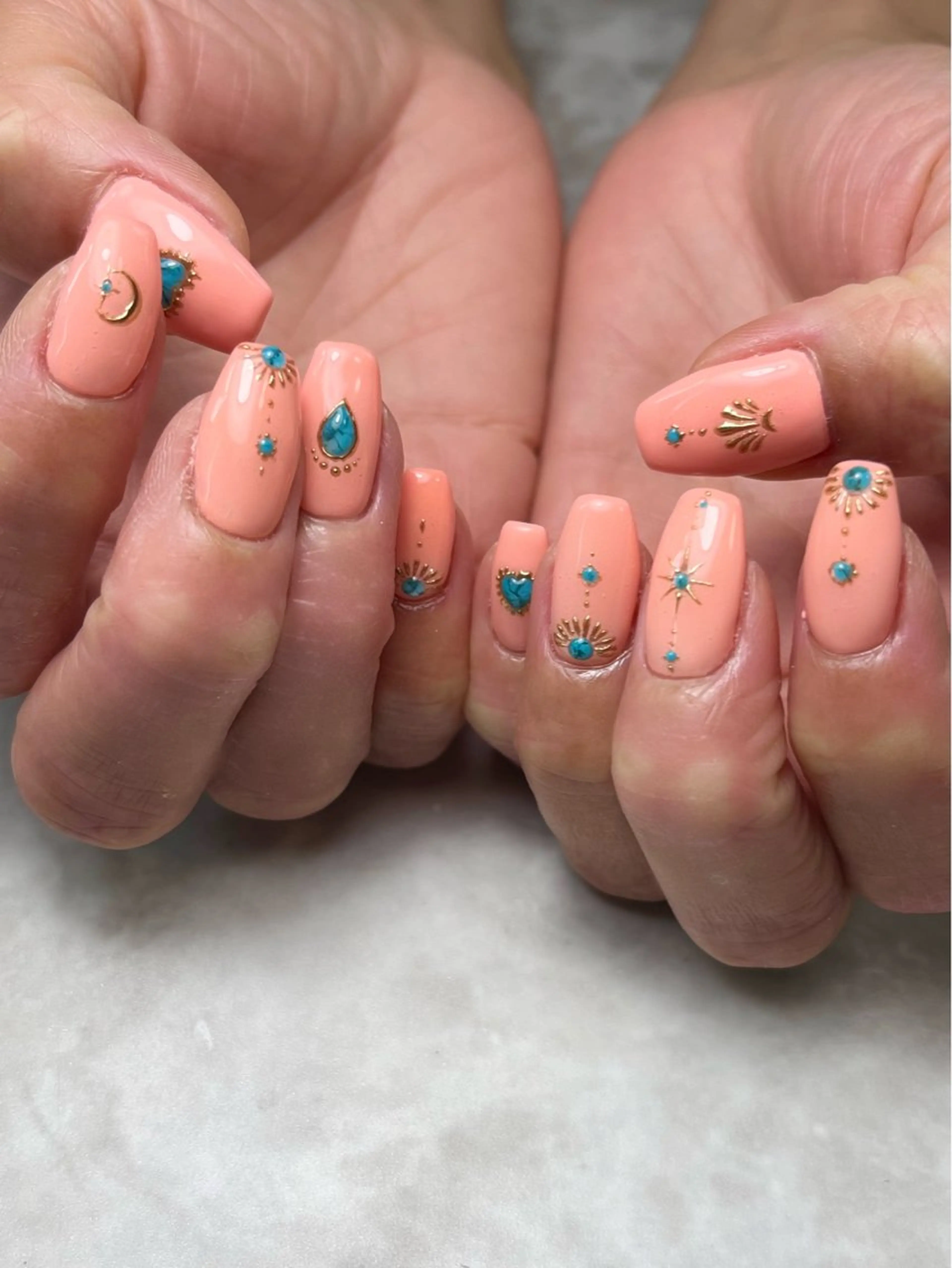 ネイル ピンク Nailsalon E's cafeのネイルデザイン