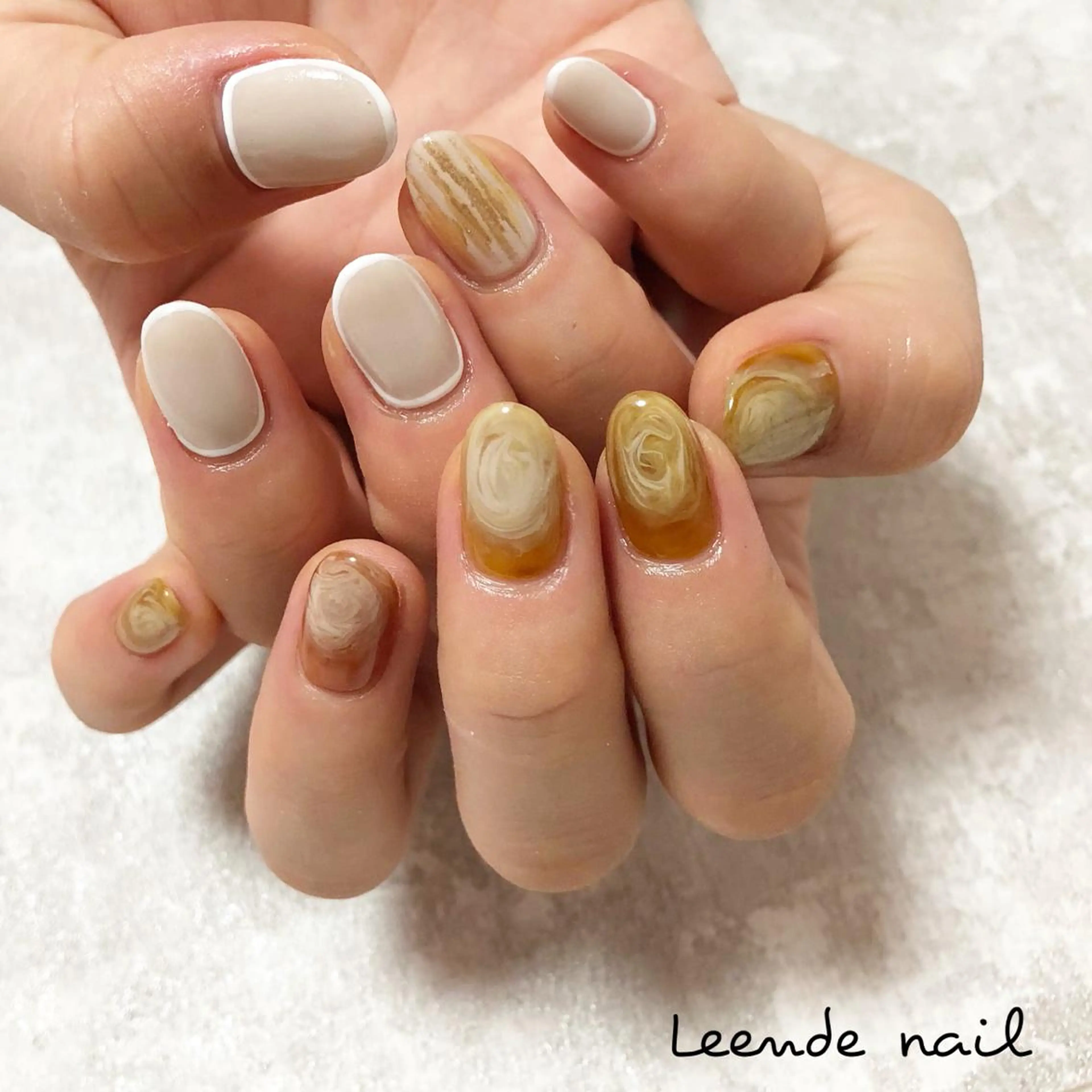 ネイル ハンドネイル Leendenail 【リエンダネイル】のネイルデザイン