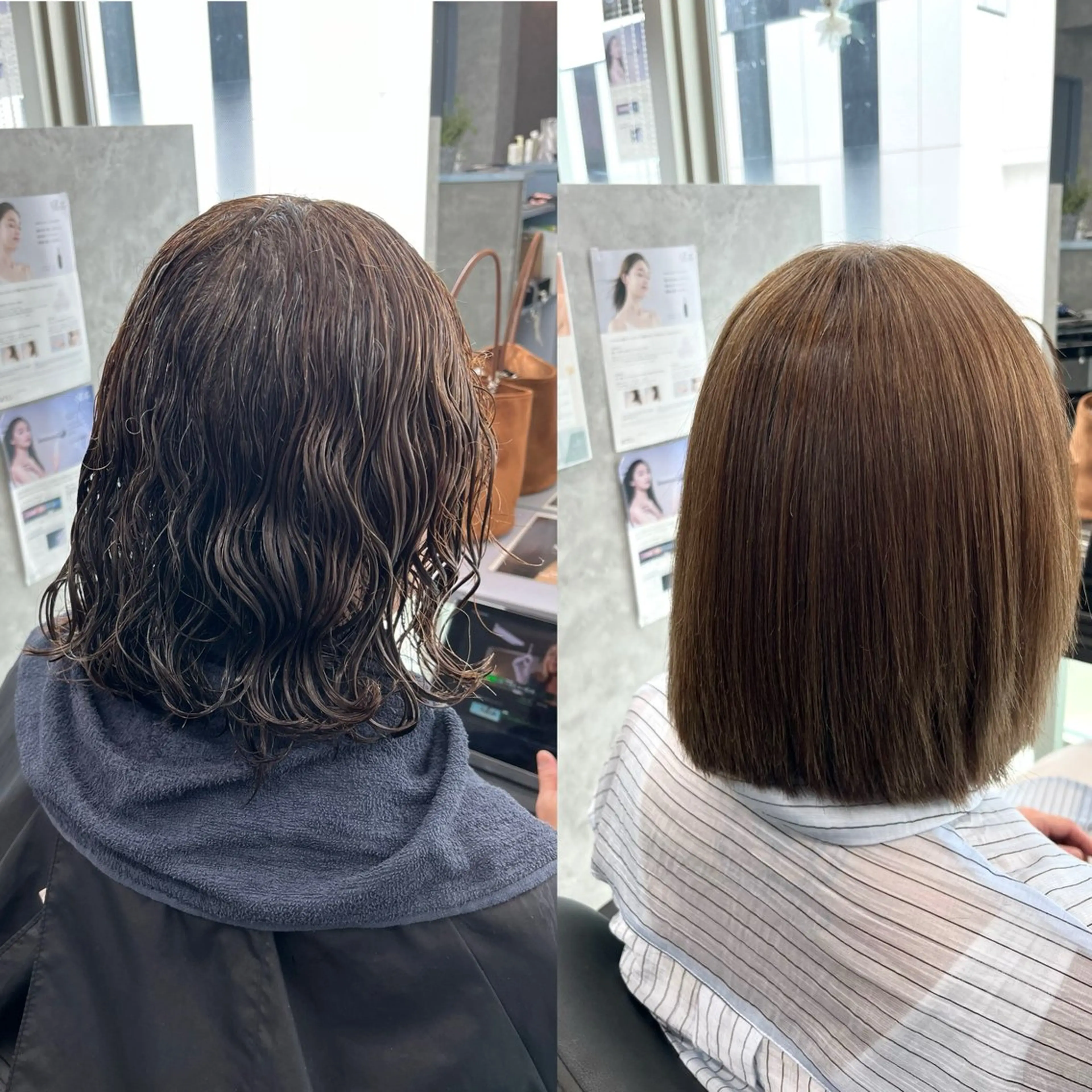 🔥ミニモ当日限定価格🔥 骨格診断カット+極み美髪矯正(ストレートパーマ込み)+資生堂トリートメントの写真