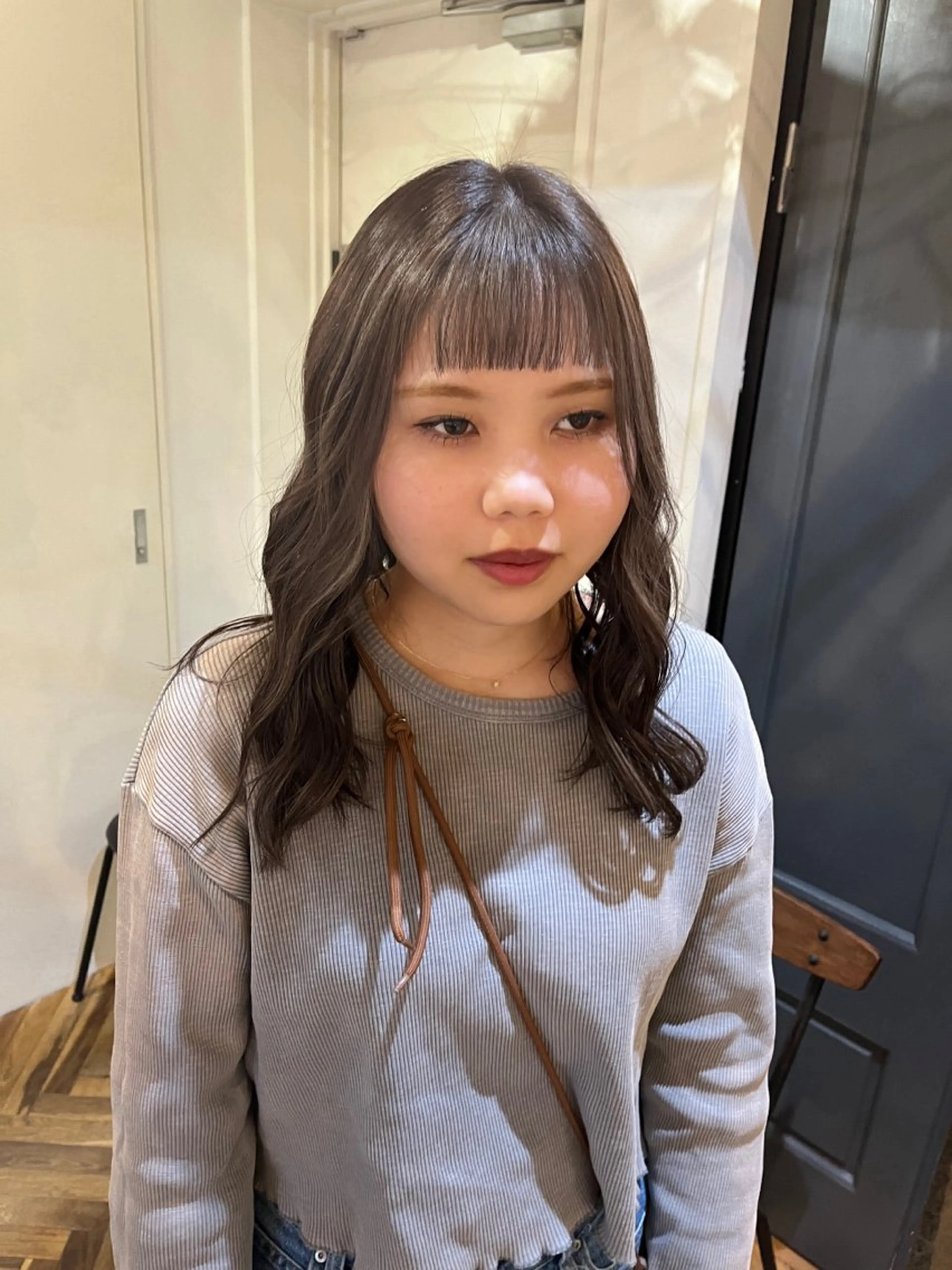 セミロング カラー sora / 渋谷 / ハイトーンのヘアスタイル