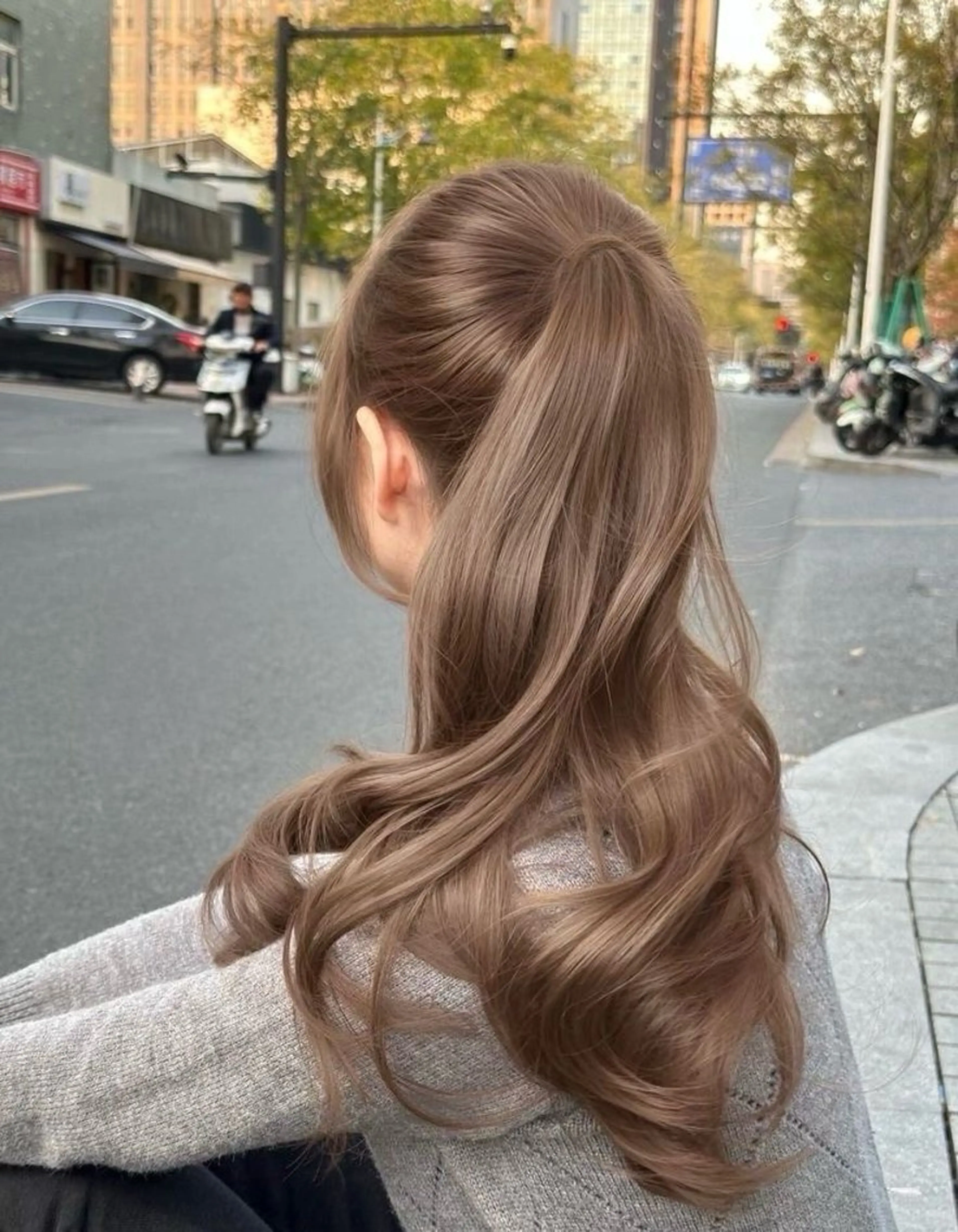 カラー ヘアカラー 透ける透明感カラー 🤍anju🪽ྀིのヘアスタイル