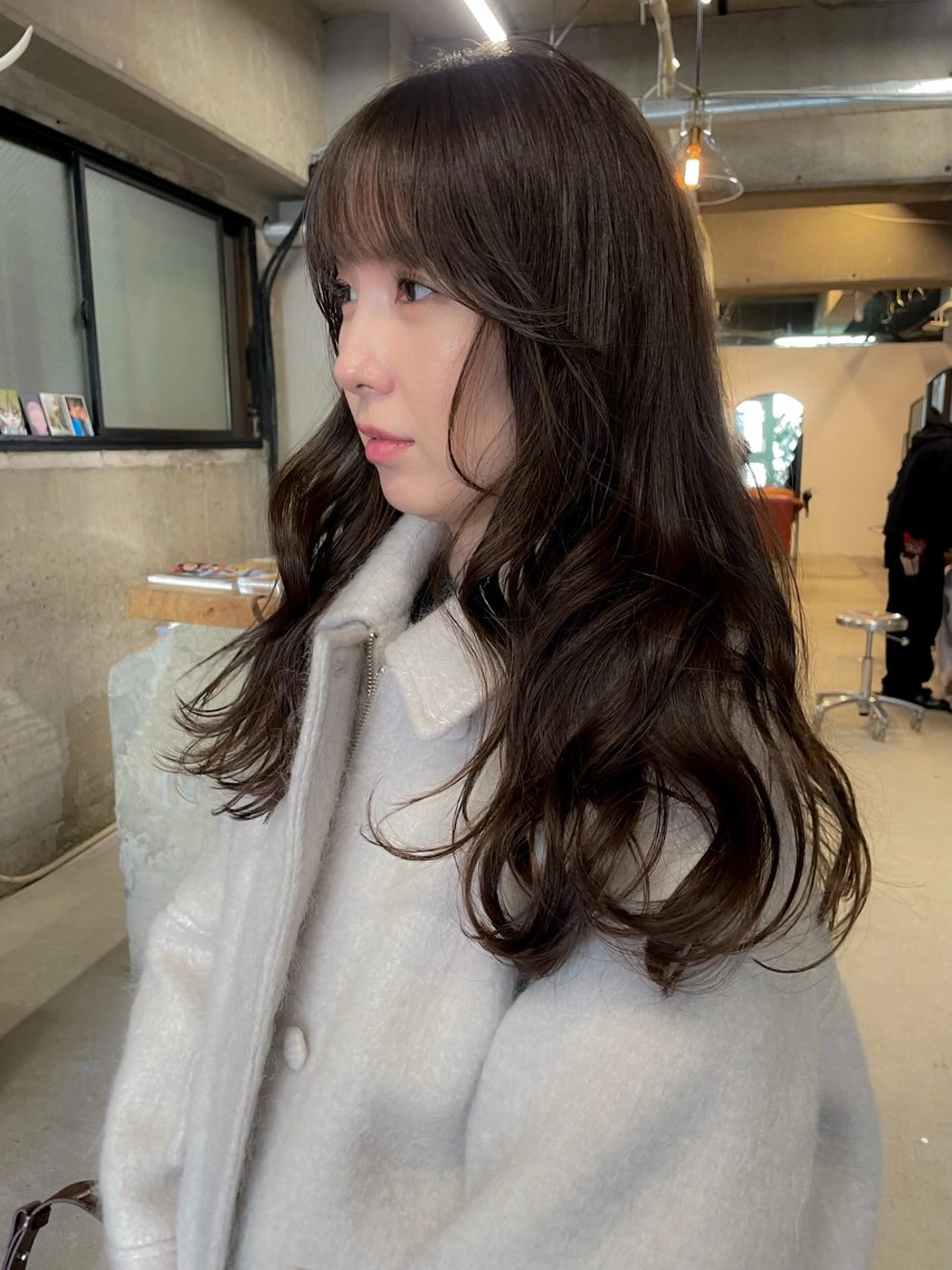 ロング カラー パーマ パーマ/レイヤー 岩山丈一郎のヘアスタイル